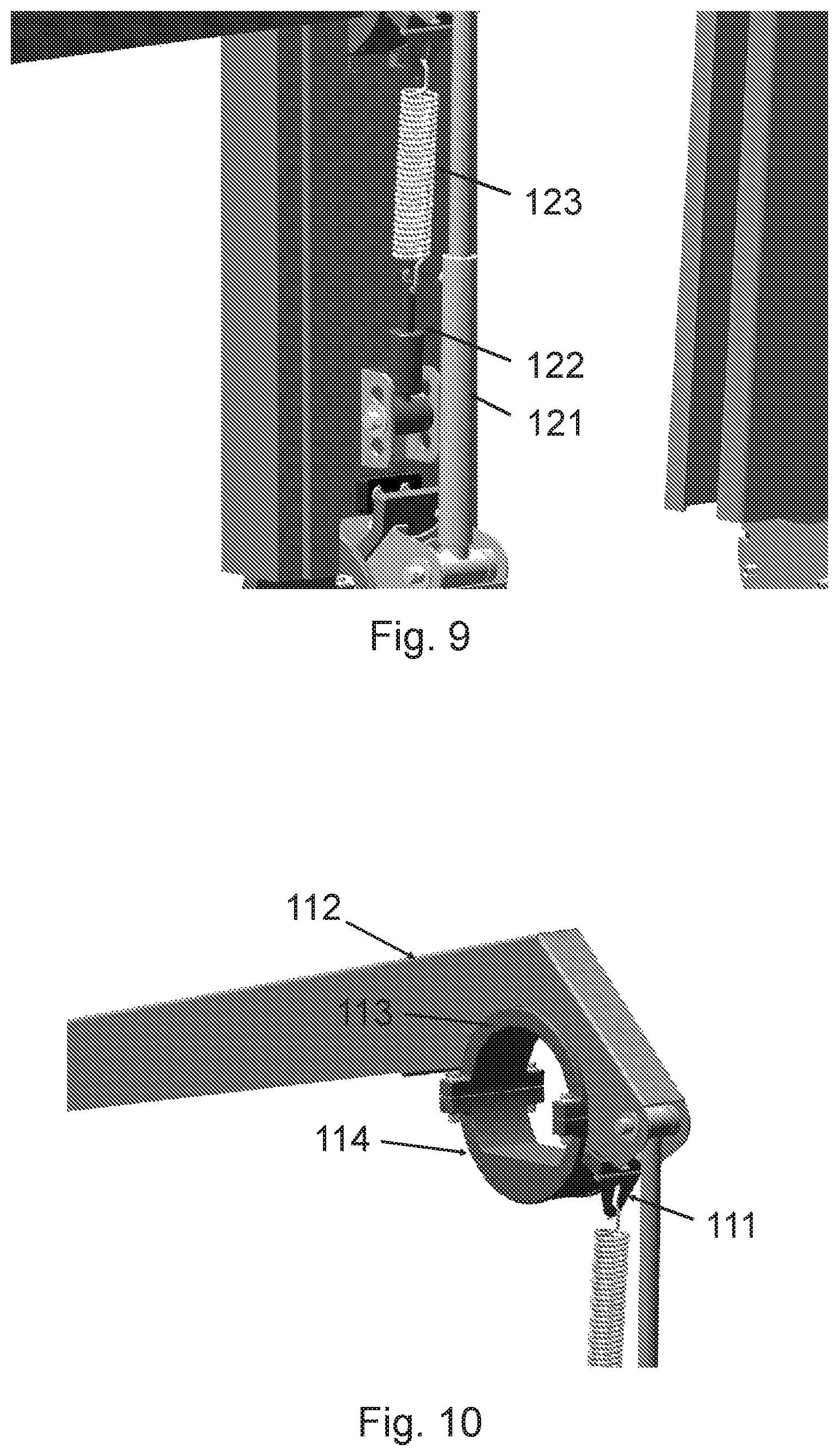 Patent US12396399 Figure 5 – Reel and cutter bar floating system for a combine harvester platform, combine harvester platform and agricultural machine