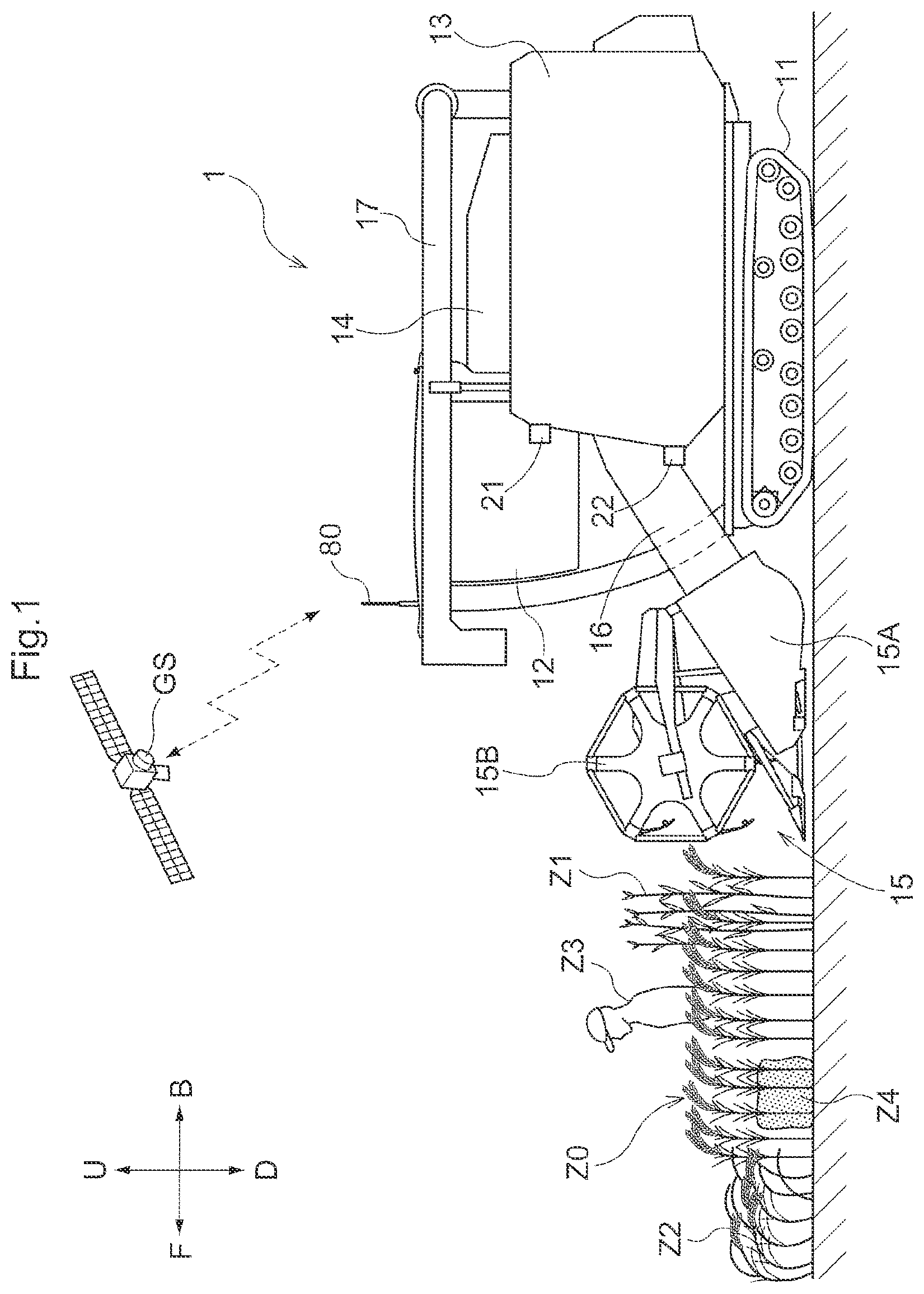 Patent US12396401 Figure 1 – Harvesting machine, obstacle determination program, recording medium on which obstacle determination program is recorded, obstacle determination method, agricultural work machine, control program, recording medium on which control program is recorded, and control method