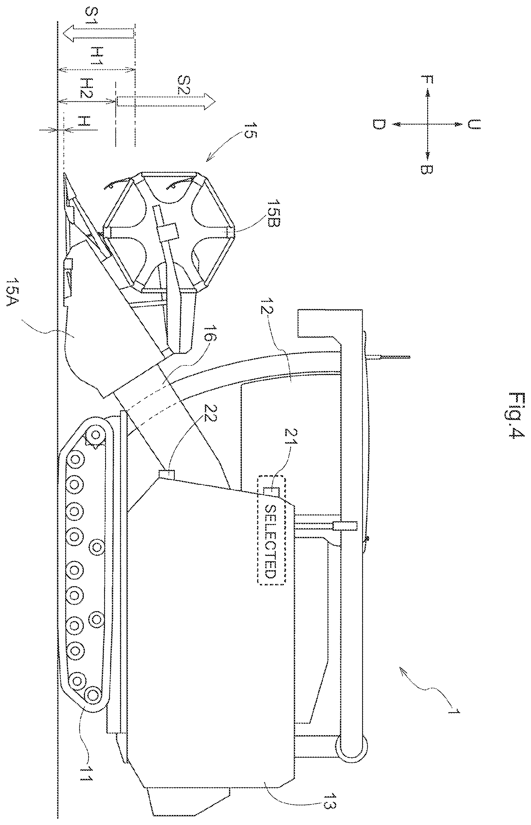Patent US12396401 Figure 4 – Harvesting machine, obstacle determination program, recording medium on which obstacle determination program is recorded, obstacle determination method, agricultural work machine, control program, recording medium on which control program is recorded, and control method