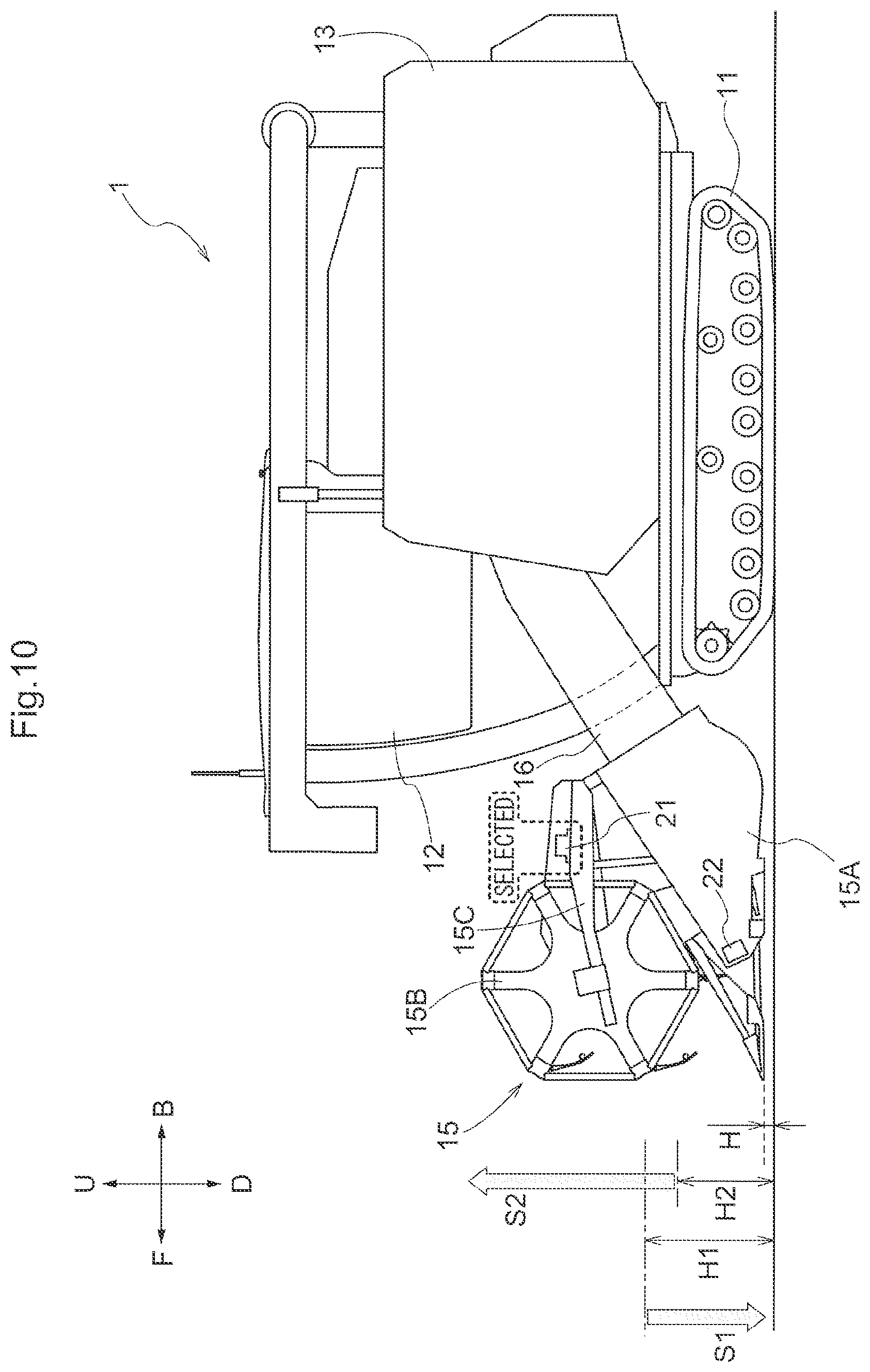 Patent US12396401 Figure 10 – Harvesting machine, obstacle determination program, recording medium on which obstacle determination program is recorded, obstacle determination method, agricultural work machine, control program, recording medium on which control program is recorded, and control method