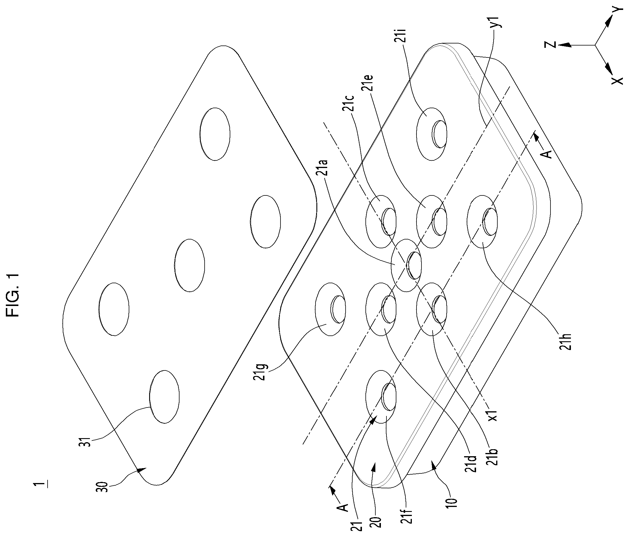 Patent US12396406 Figure 1 – Plant container with insertion cover and guide cover
