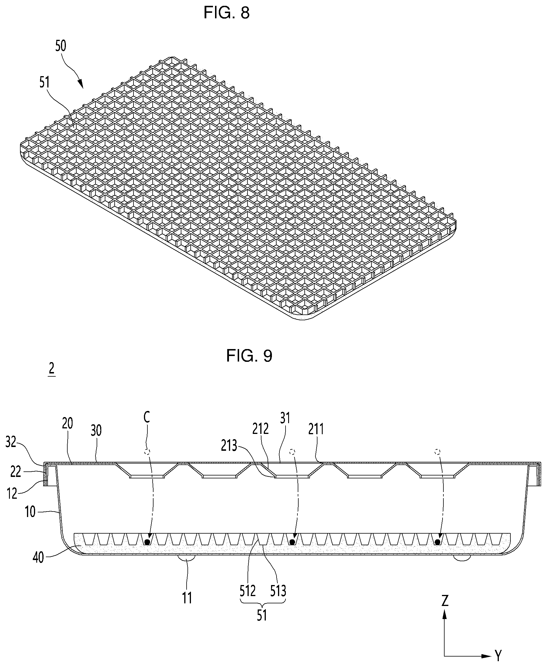 Patent US12396406 Figure 8 – Plant container with insertion cover and guide cover