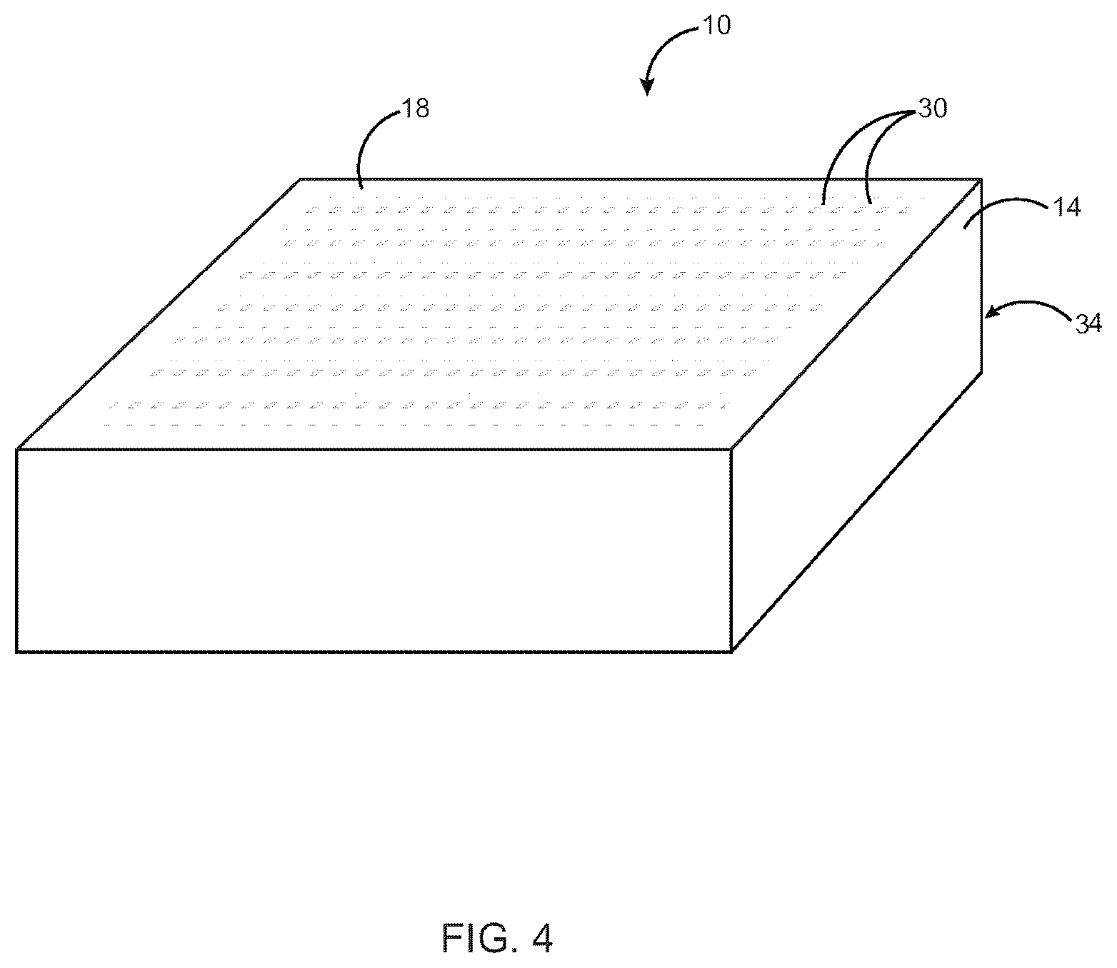 Patent US12396409 Figure 4 – Mycelium growth bed with perforation layer and related method for creating a uniform sheet of mycelium from a solid-state medium