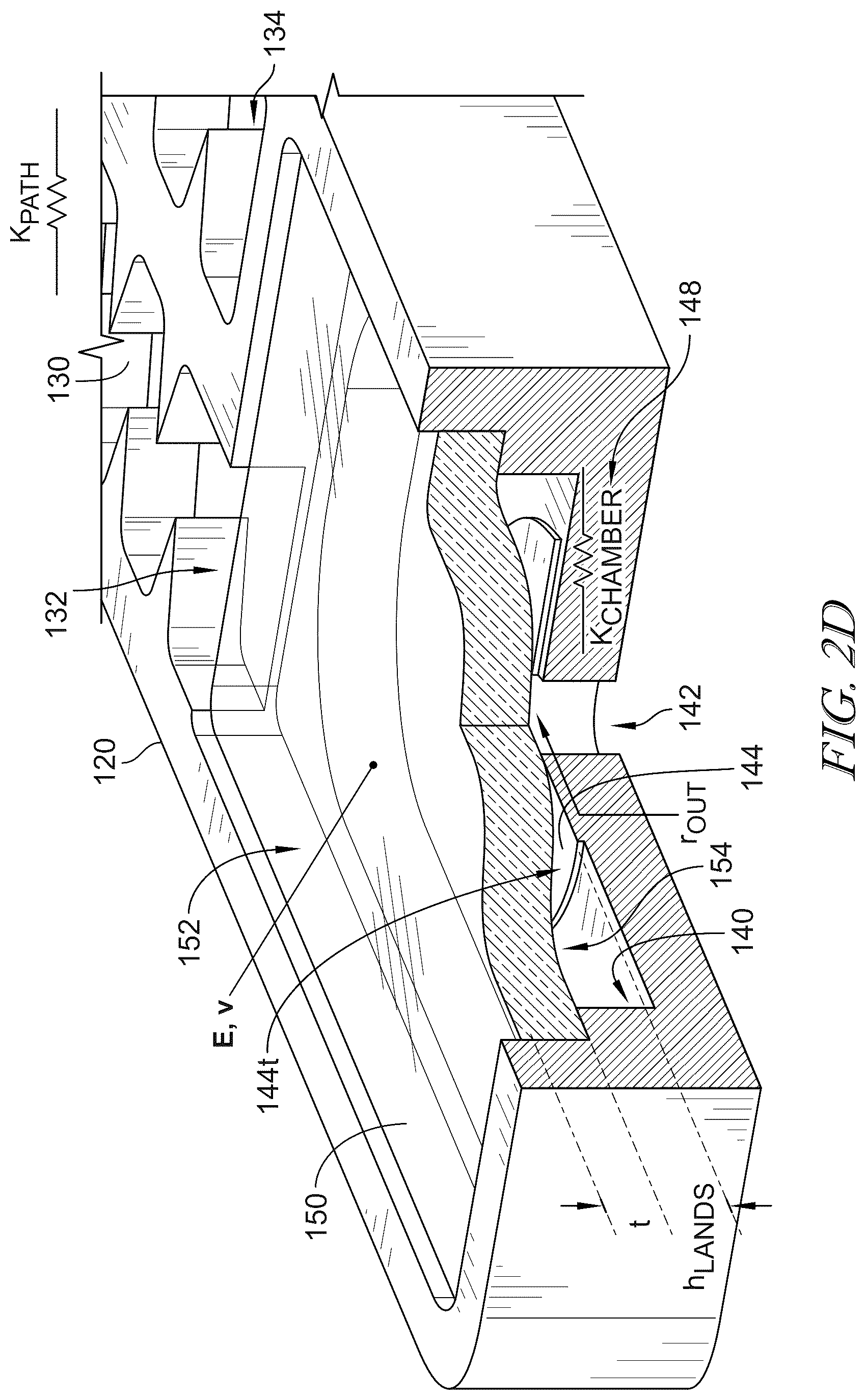 Patent US12396411 Figure 8 – Systems and methods for designing and modeling pressure-compensating drip emitters, and improved devices in view of the same