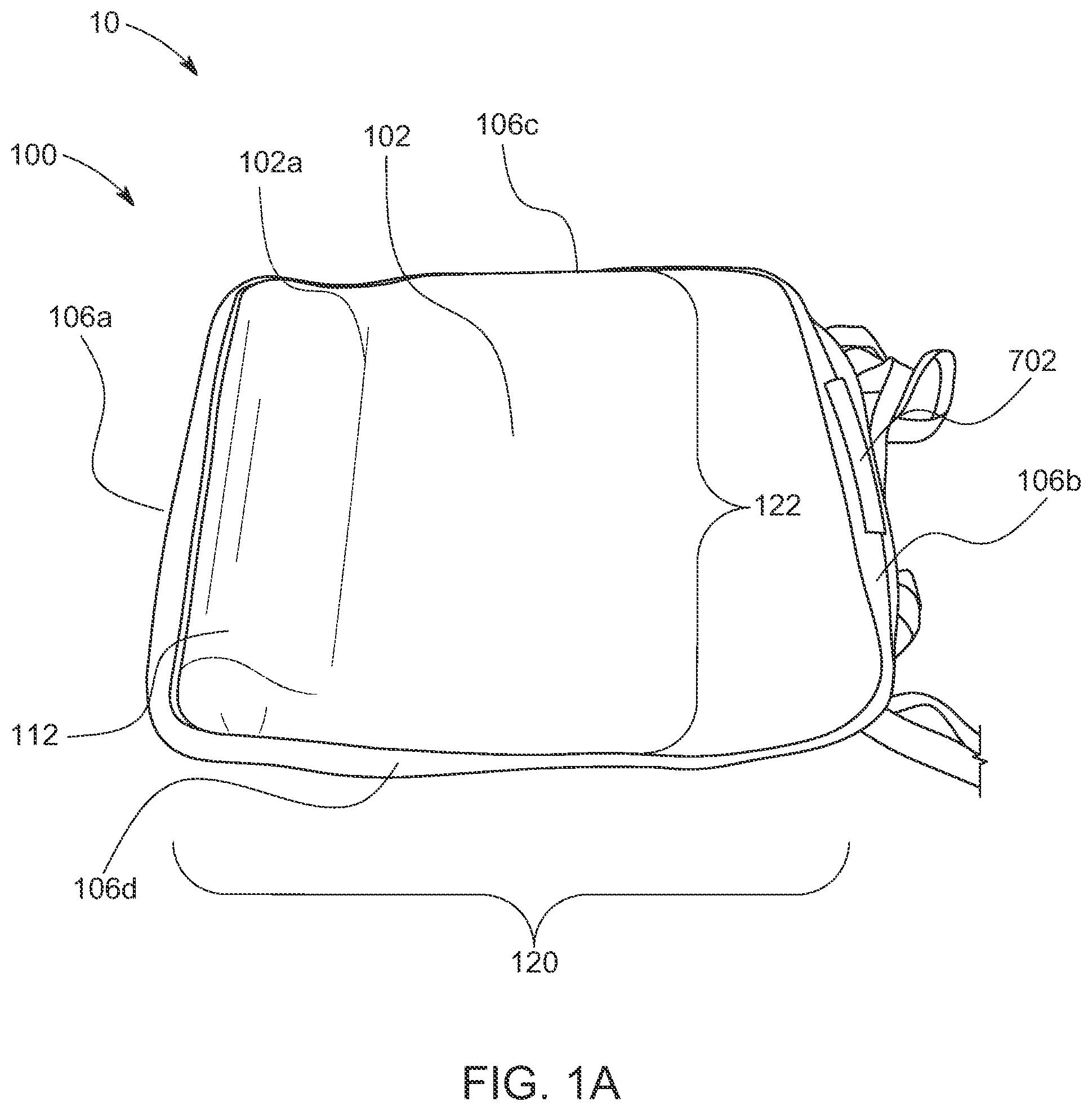 Patent US12396435 Figure 1 – Pet bed