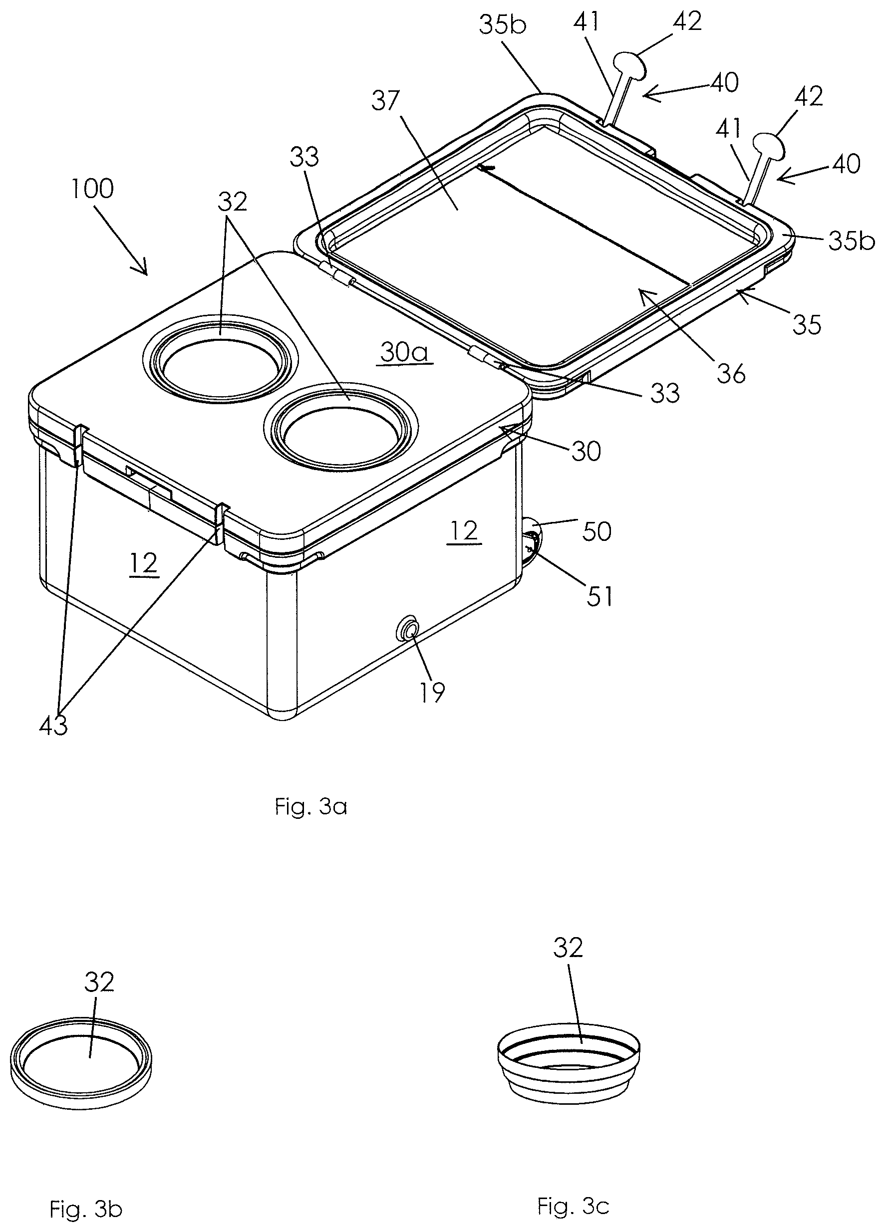 Patent US12396436 Figure 3 – Cooler for pets