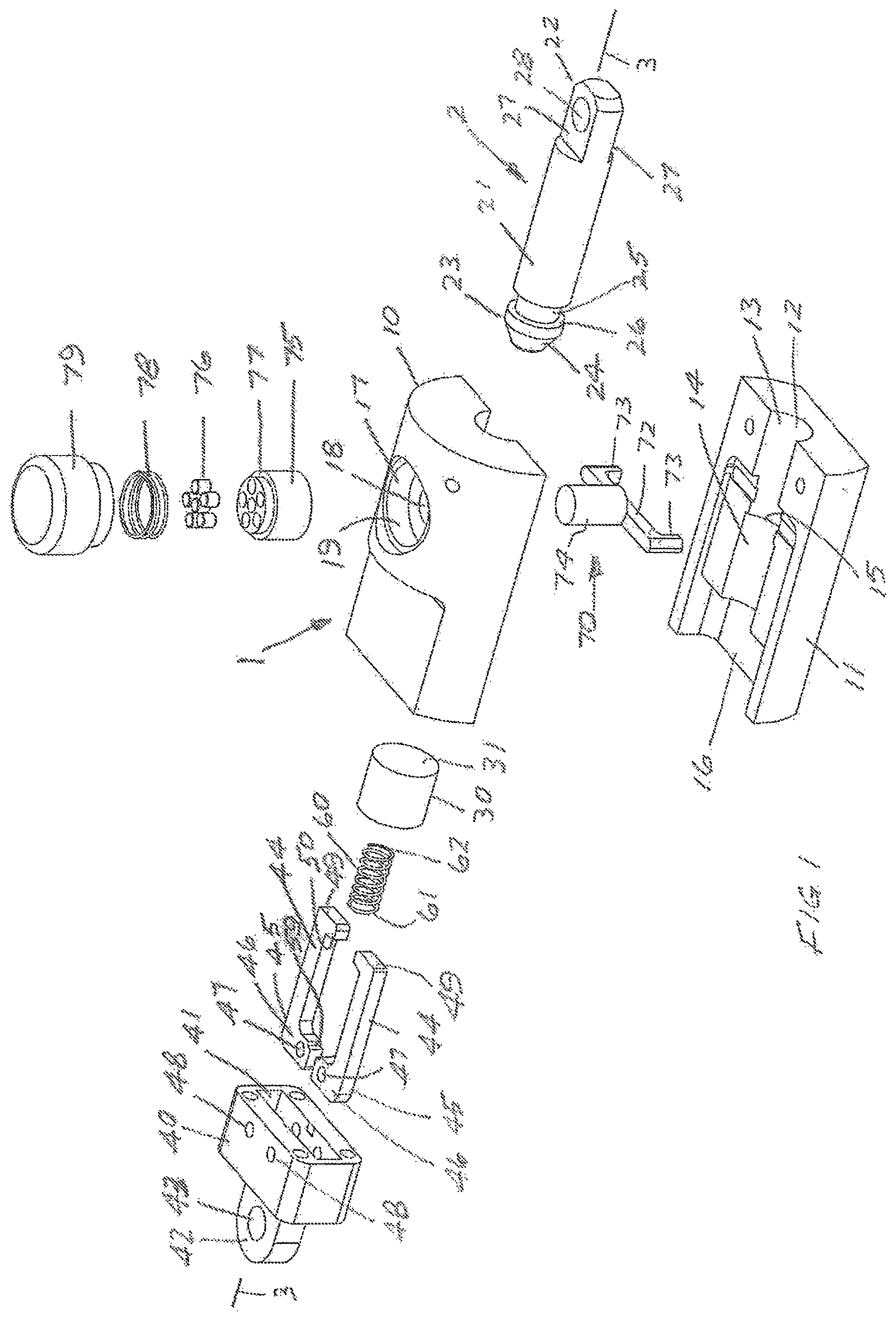 Patent US12396439 Figure 1 – Connector