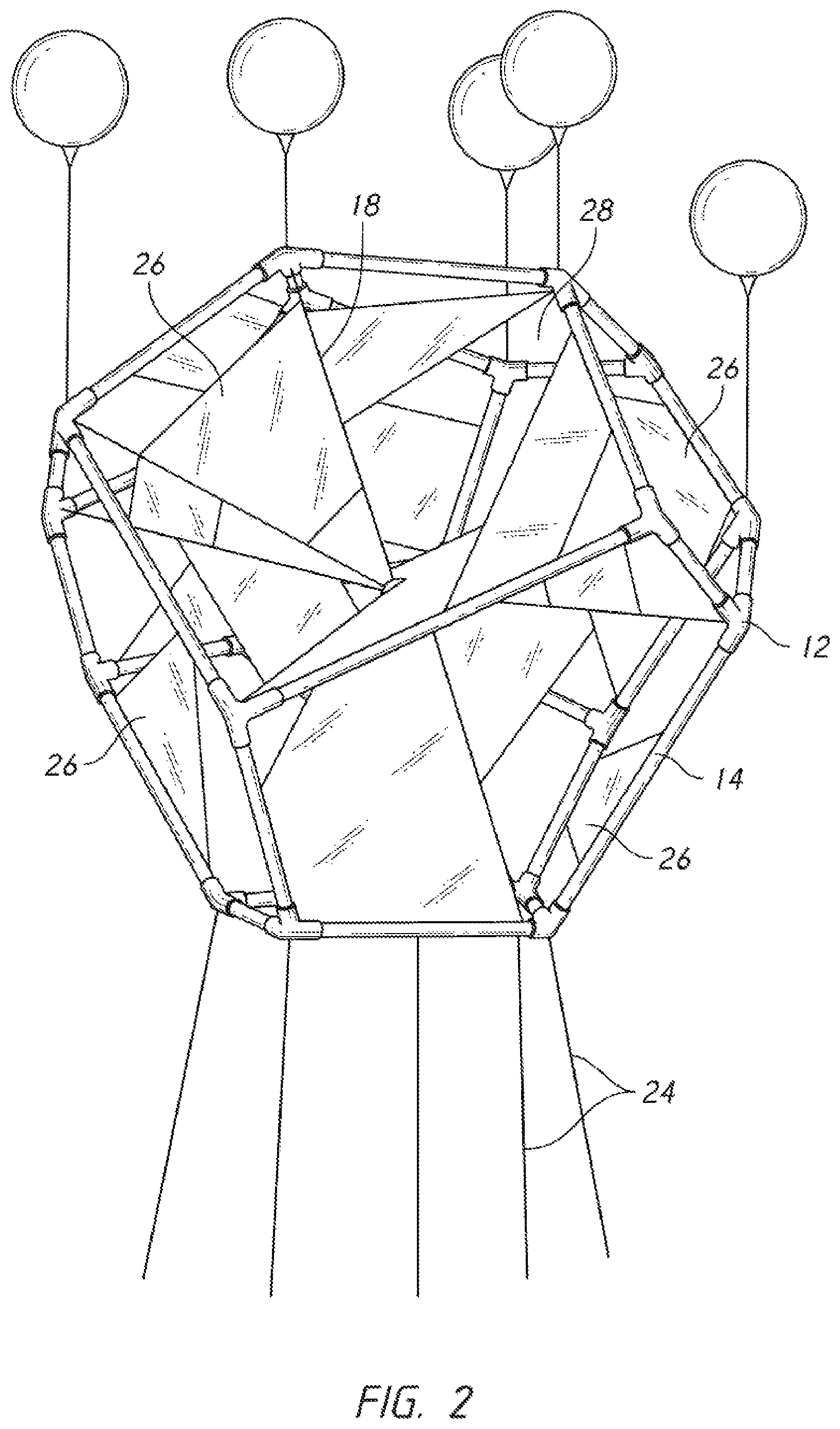 Patent US12396441 Figure 2 – Biomimetic sentinel reef structures for optical sensing and communications