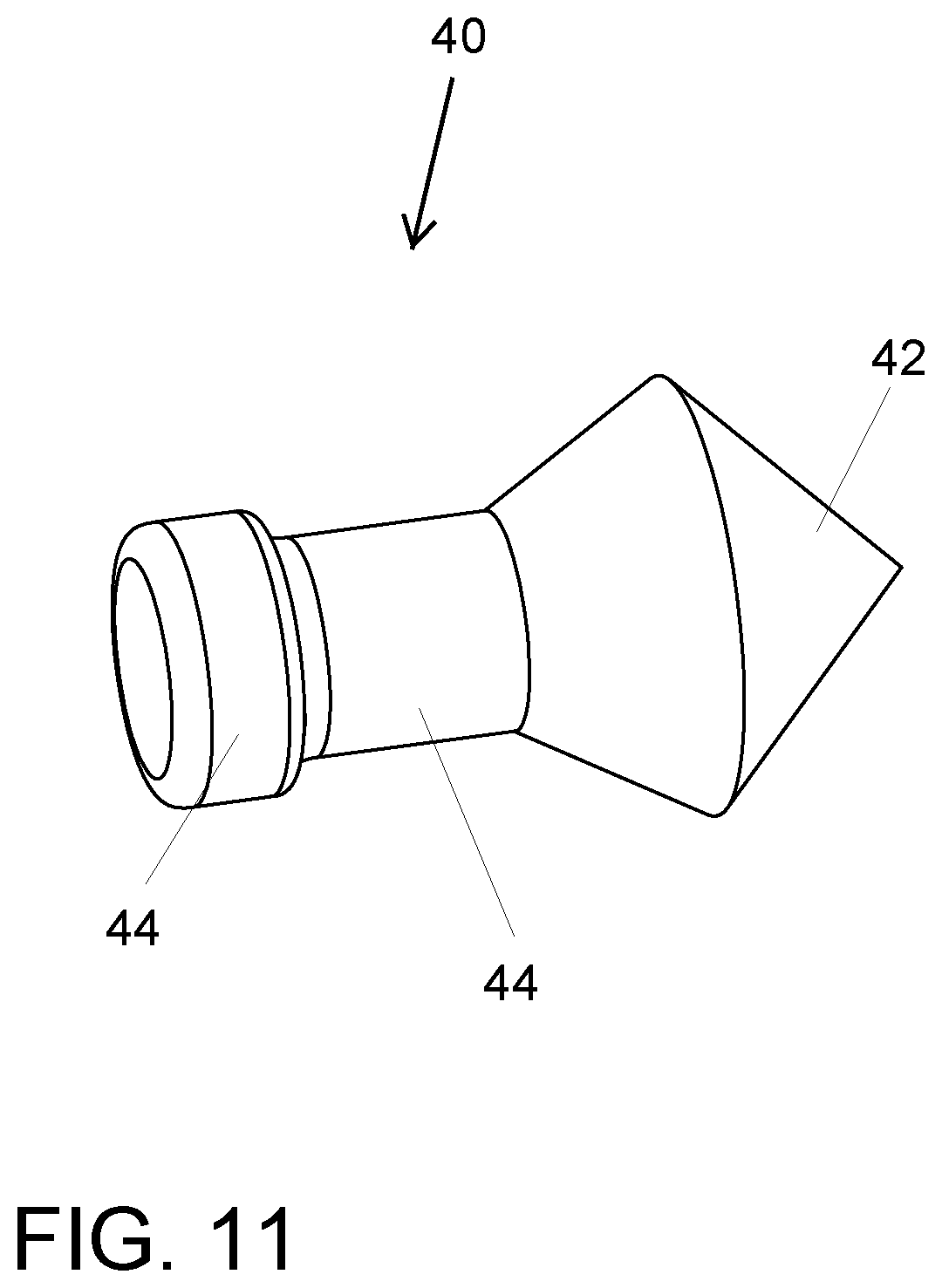 Patent US12396446 Figure 11 – Interchangeable fishing jig head