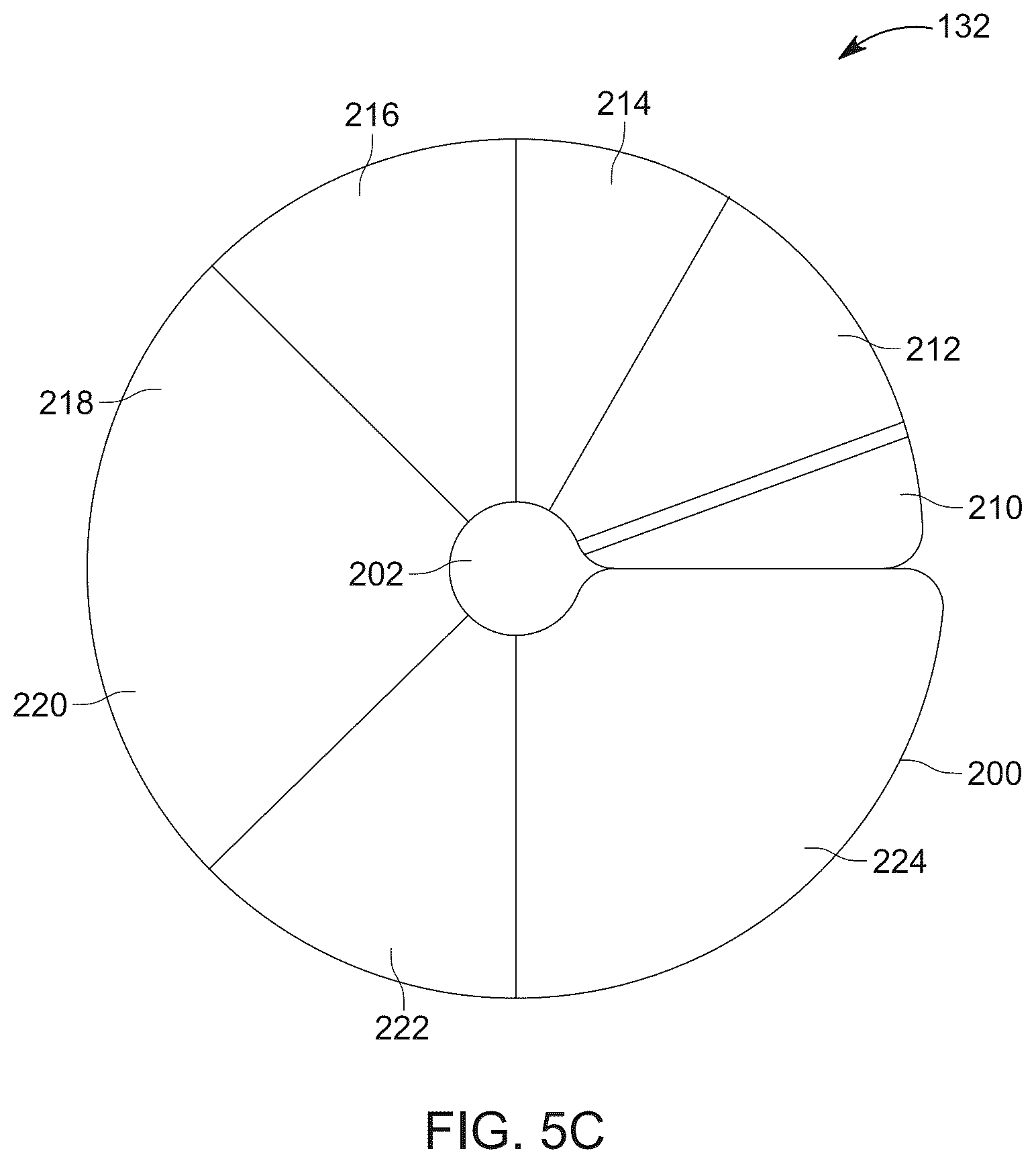 Patent US12396447 Figure 6 – Fishing pole holder with auger tip