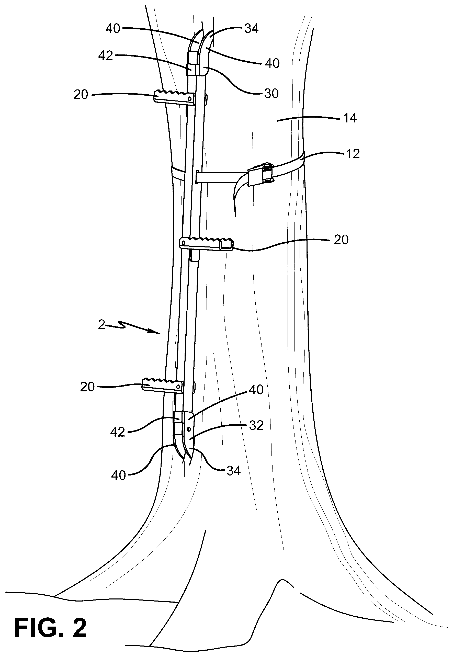 Patent US12396452 Figure 2 – Mounting brackets and utility mount