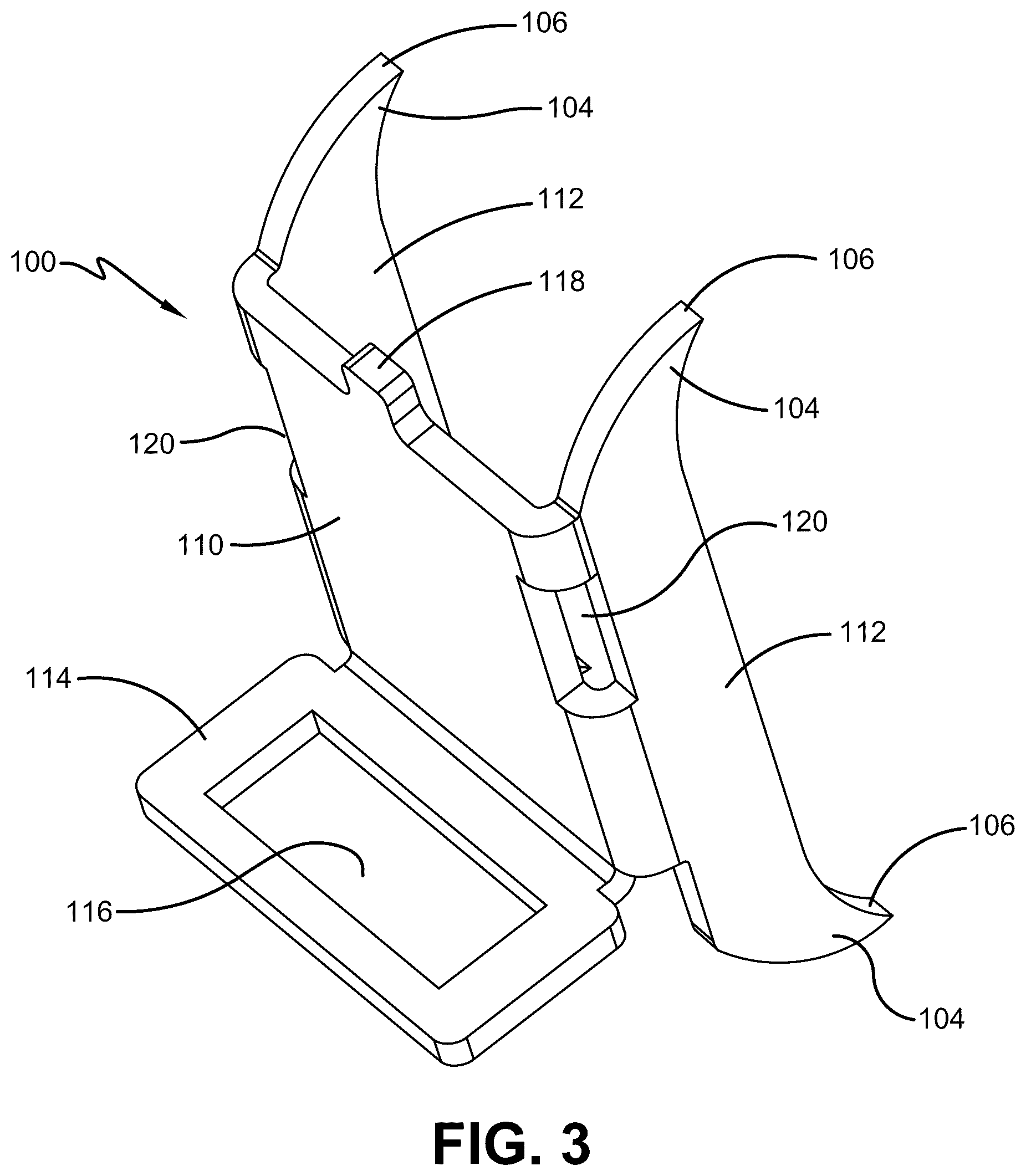 Patent US12396452 Figure 3 – Mounting brackets and utility mount
