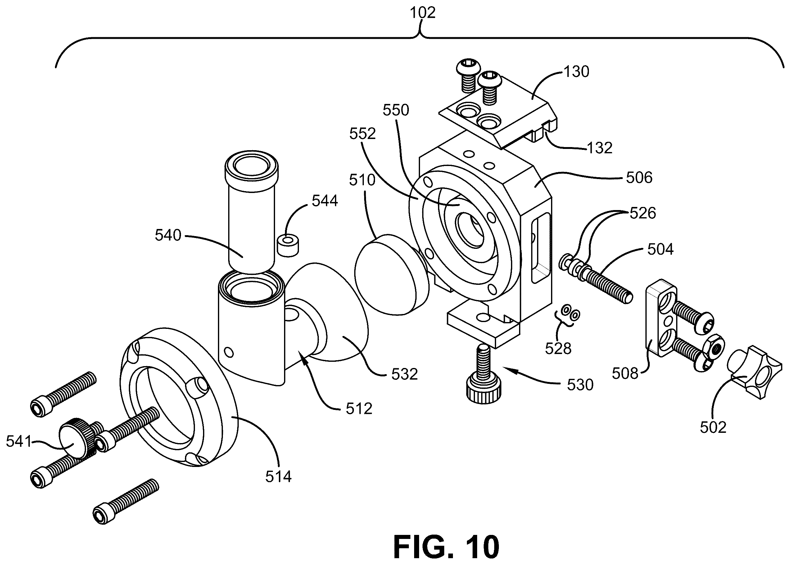 Patent US12396452 Figure 10 – Mounting brackets and utility mount