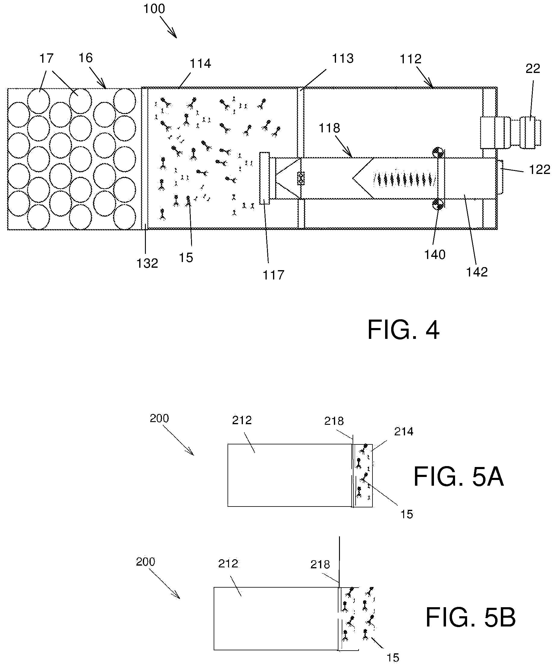 Patent US12396460 Figure 4 – Bacterial control through dispersion of bacteriophage powders