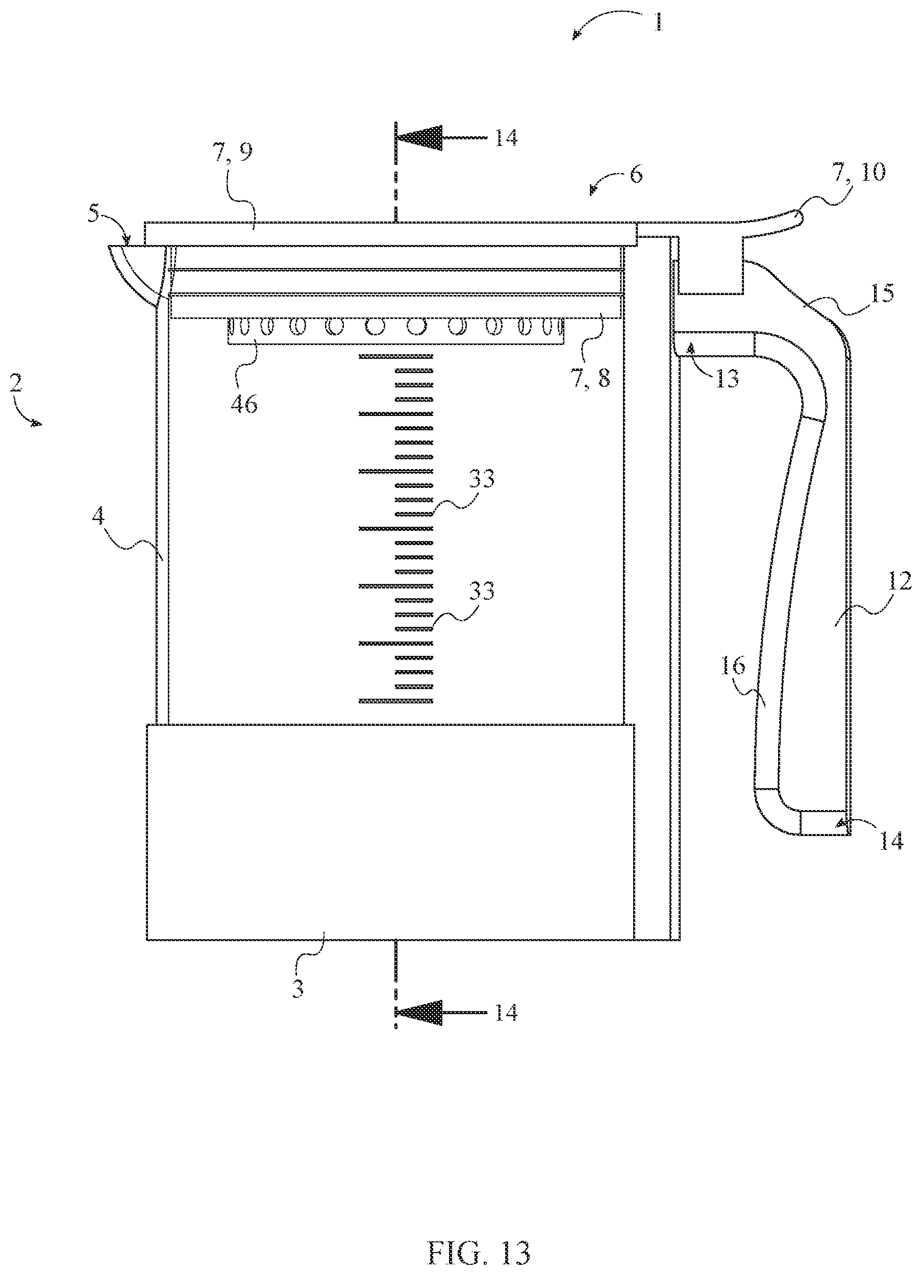 Patent US12396467 Figure 13 – Herbal infusion and decarboxylation device