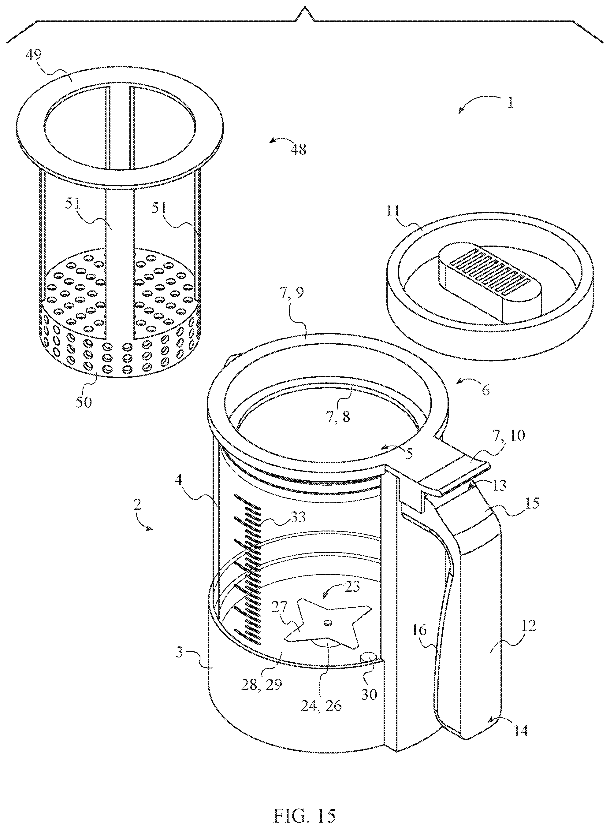 Patent US12396467 Figure 15 – Herbal infusion and decarboxylation device