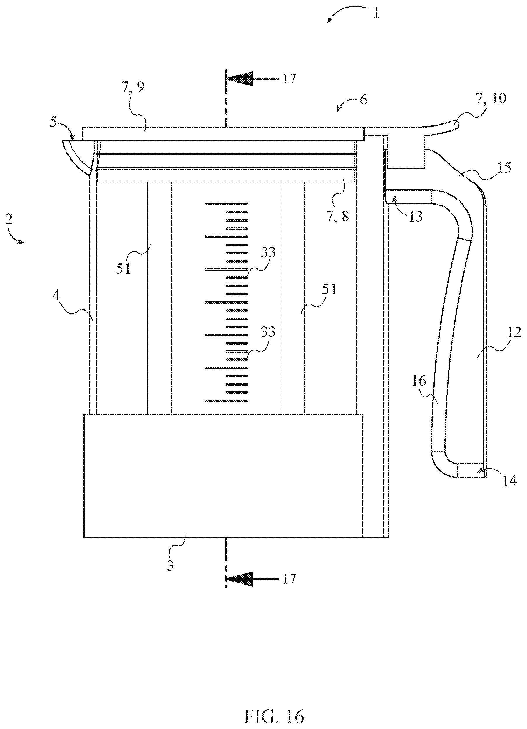 Patent US12396467 Figure 16 – Herbal infusion and decarboxylation device