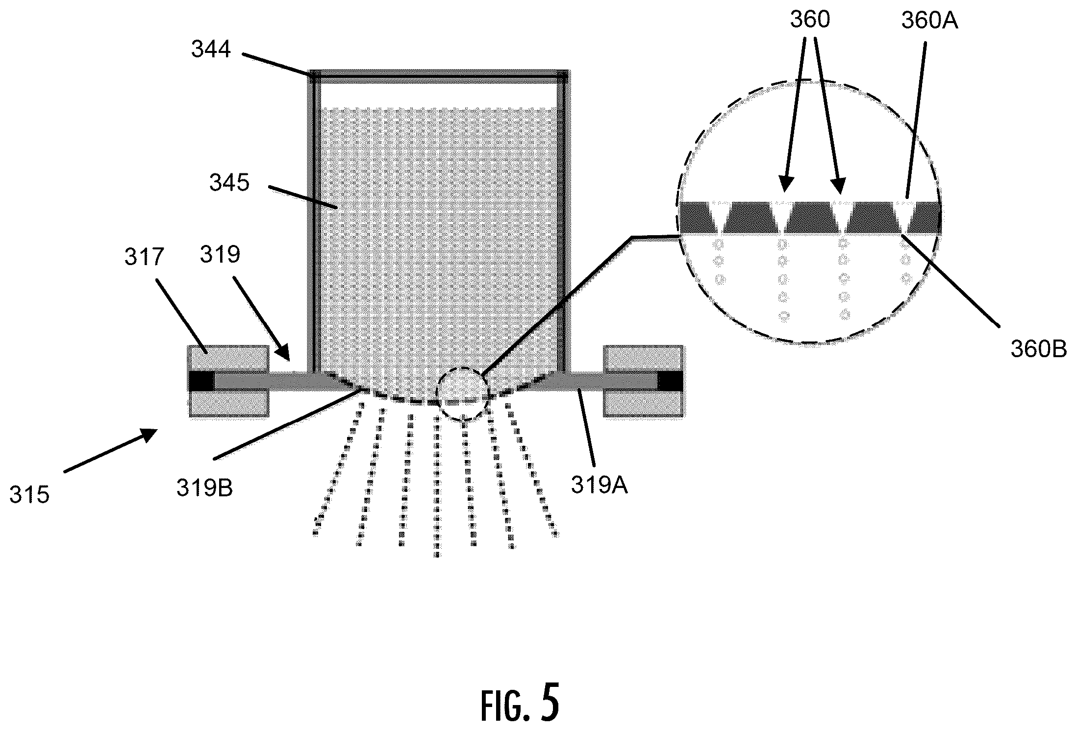 Patent US12396480 Figure 5 – Reservoir configuration for aerosol delivery device
