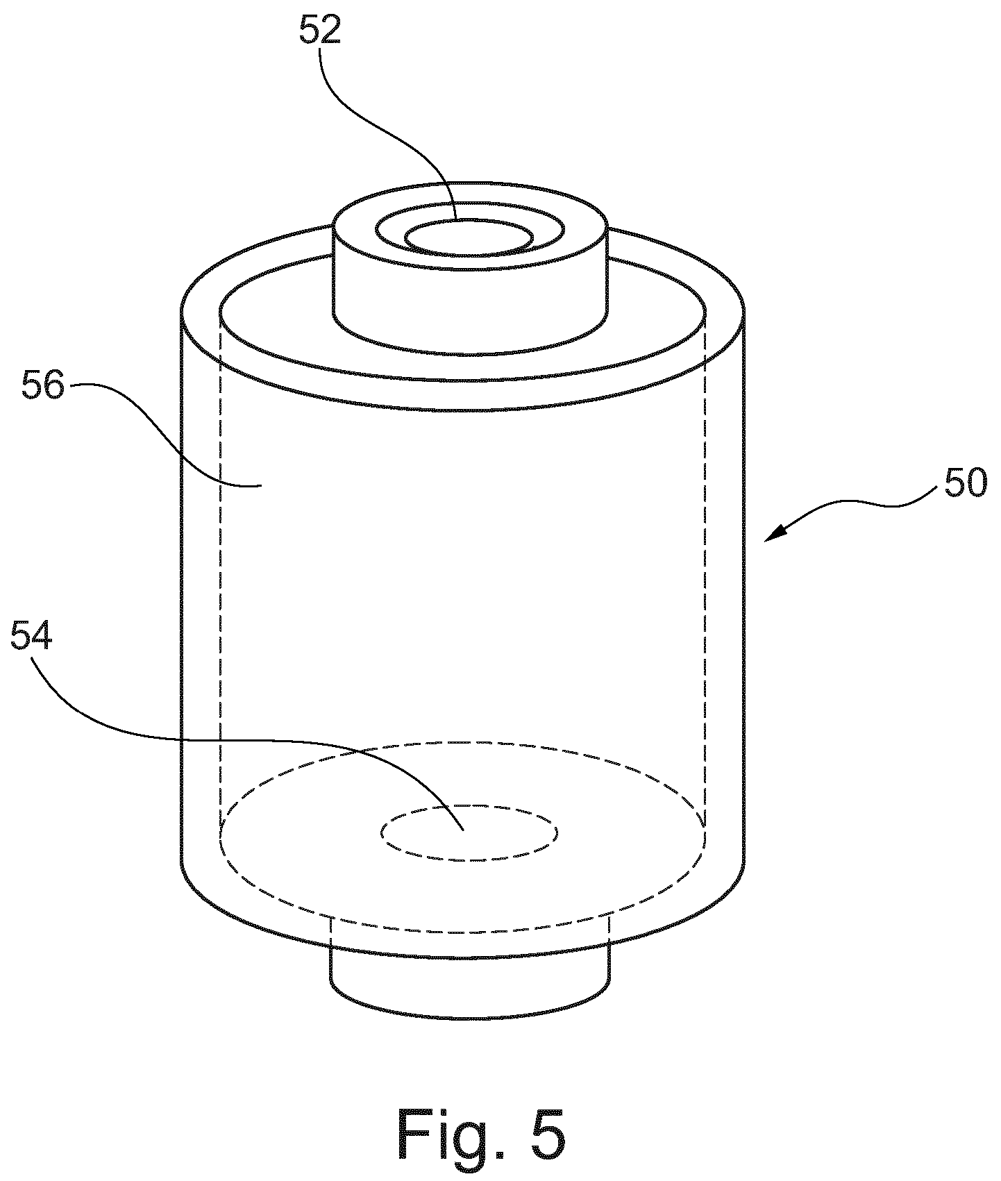 Patent US12396483 Figure 5 – Aerosol-generating device with sensorial media cartridge