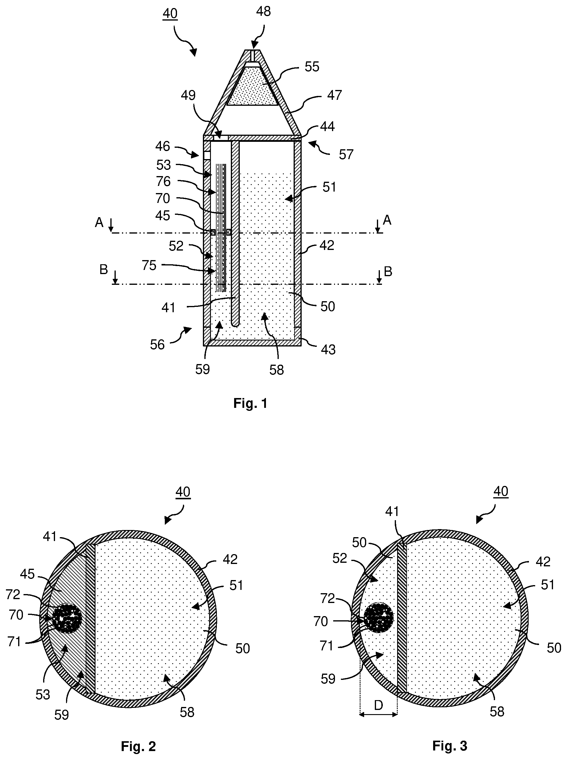 Patent US12396484 Figure 1 – Aerosol-generating article with a multi- compartment liquid reservoir