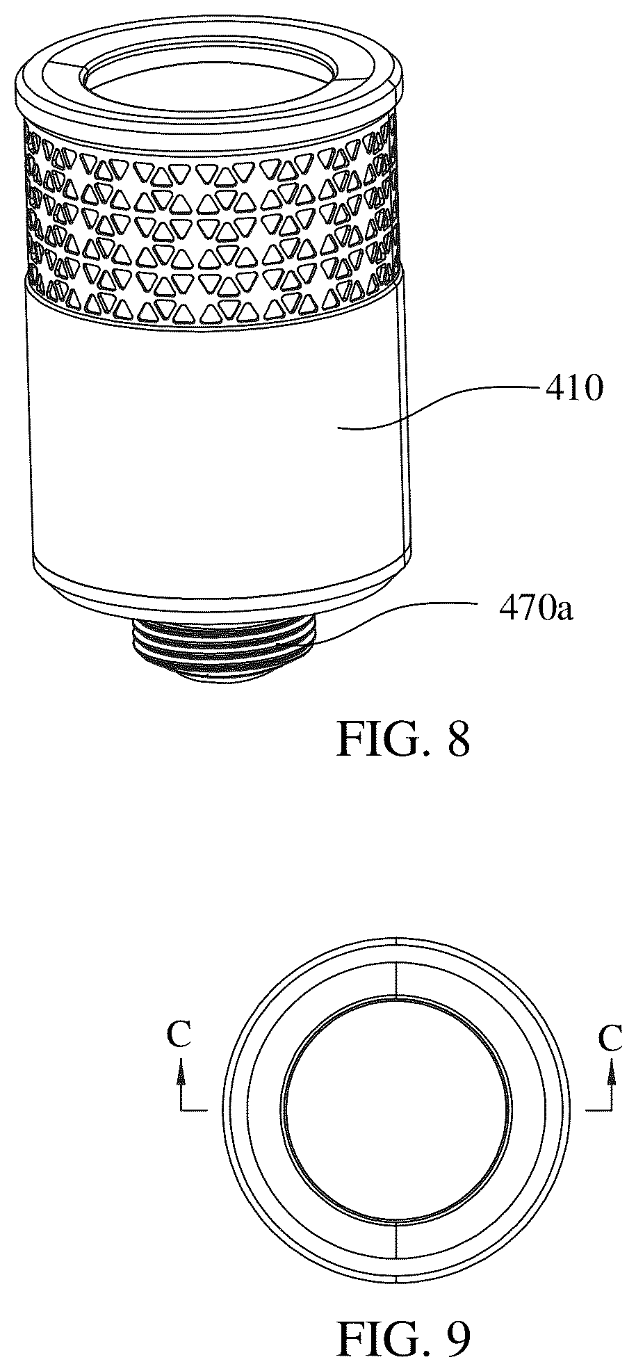 Patent US12396485 Figure 7 – Electronic atomizer