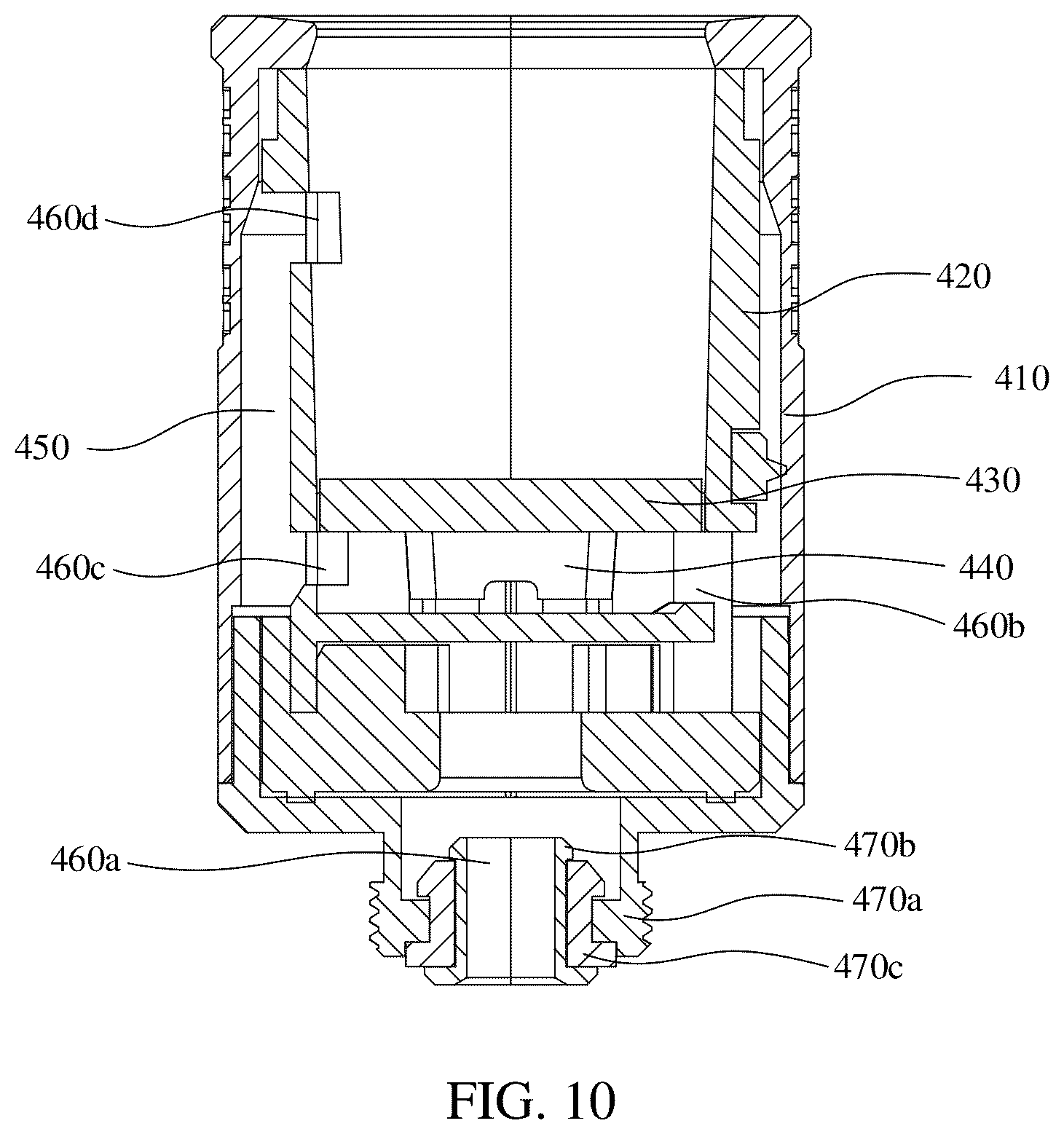Patent US12396485 Figure 8 – Electronic atomizer