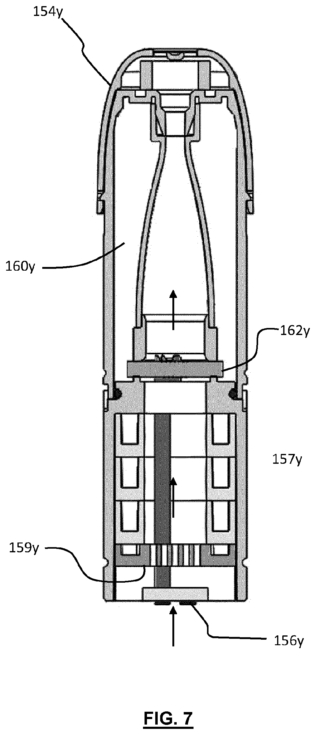 Patent US12396486 Figure 10 – Smoking substitute apparatus with electrical contacts