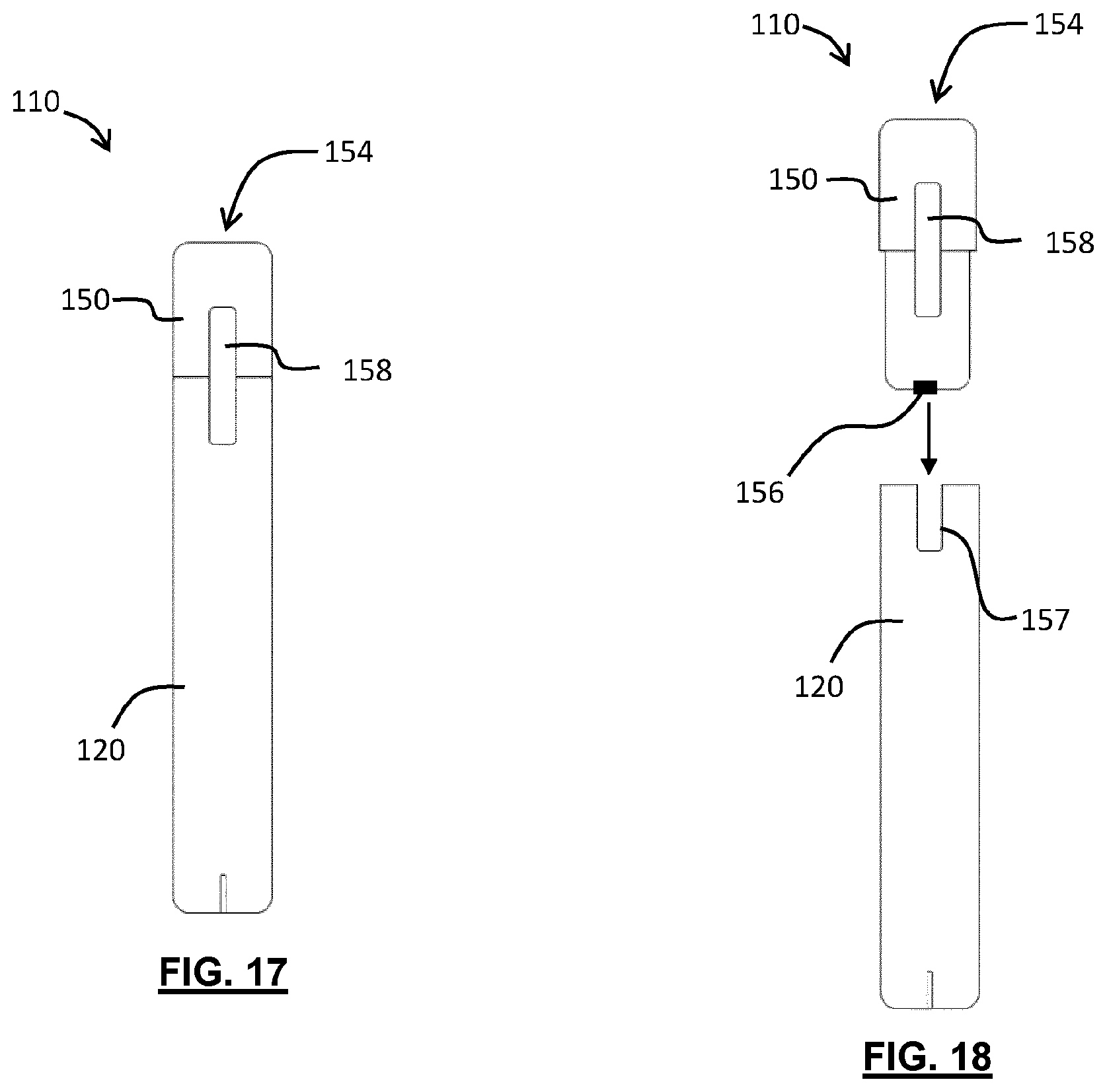 Patent US12396486 Figure 20 – Smoking substitute apparatus with electrical contacts