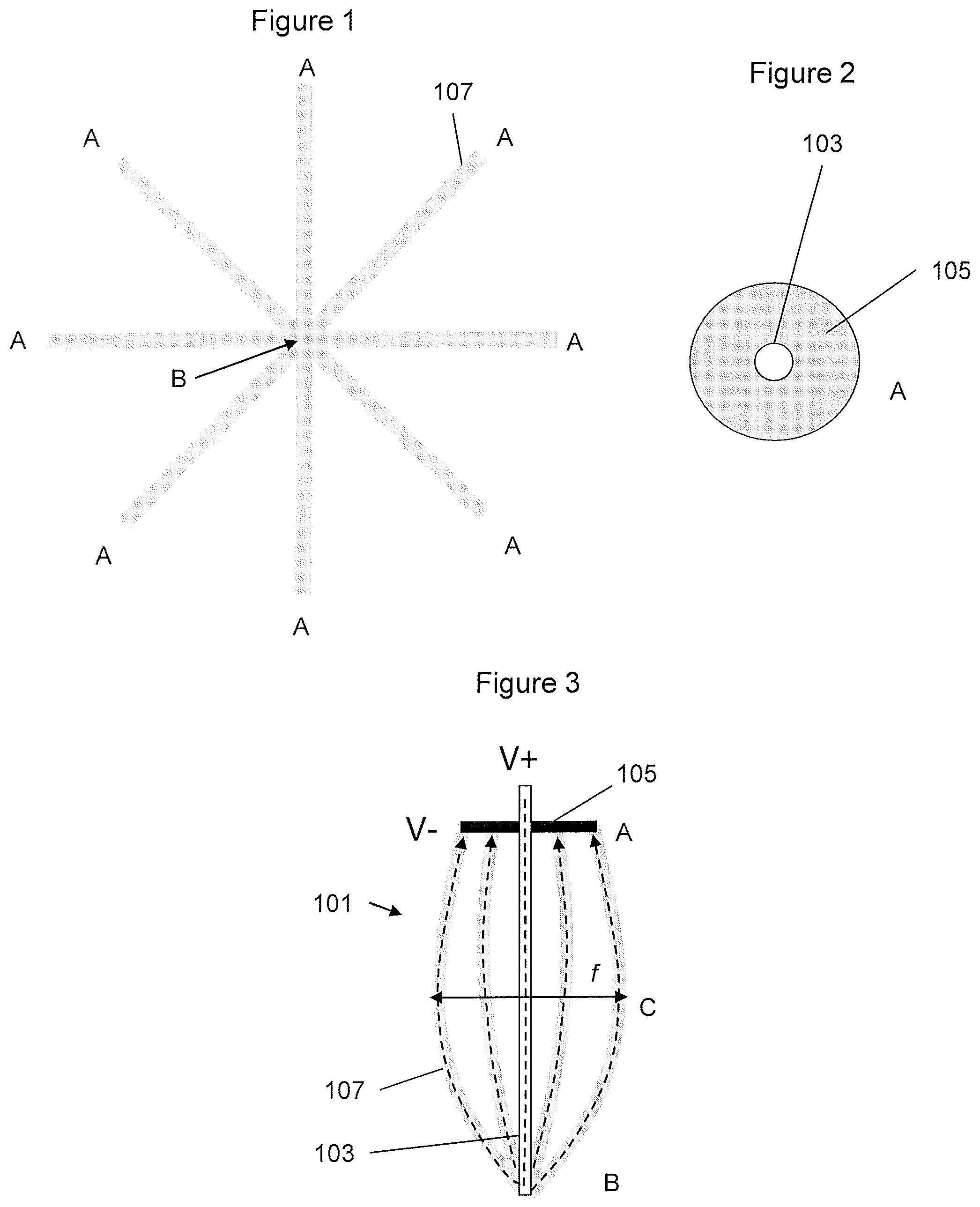 Patent US12396489 Figure 1 – Method or forming elongated array with heating elements that bow concentrically outward from radial centerline