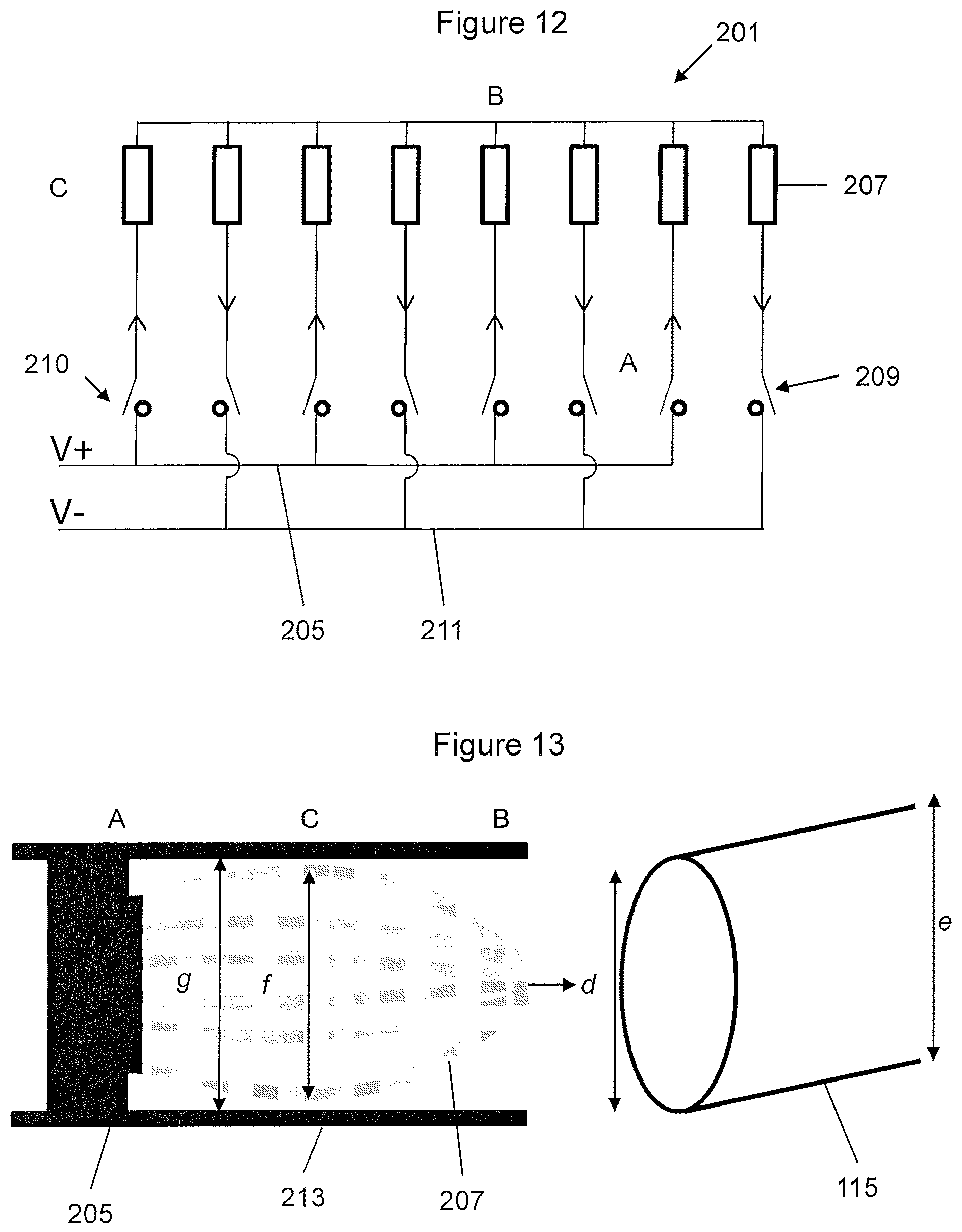 Patent US12396489 Figure 5 – Method or forming elongated array with heating elements that bow concentrically outward from radial centerline