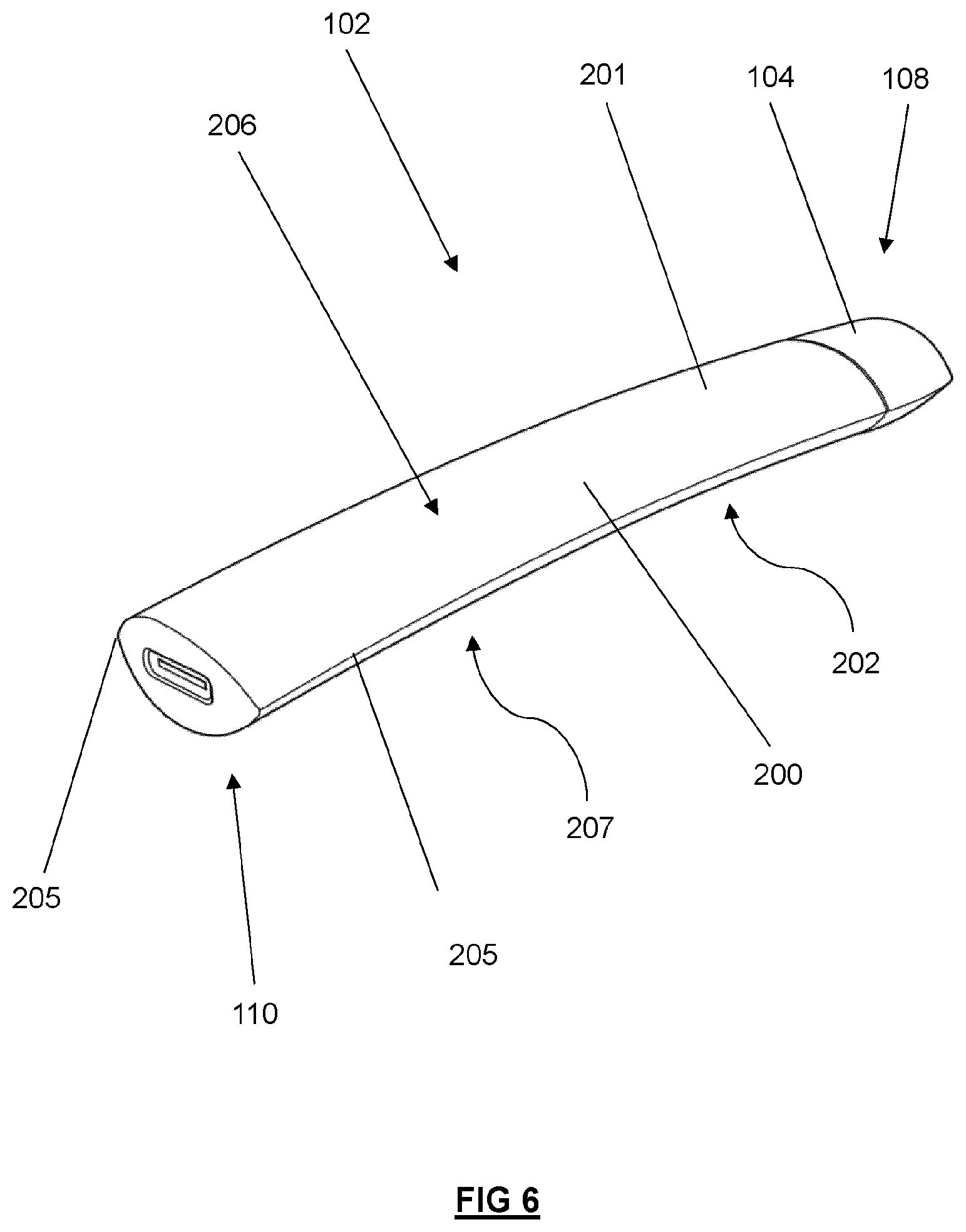 Patent US12396491 Figure 6 – Smoking substitute device/system