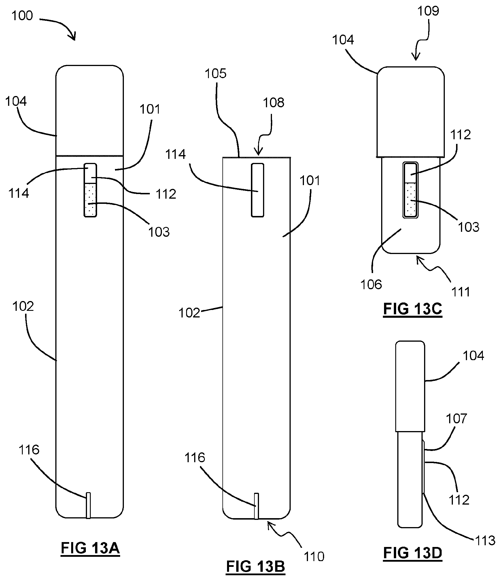 Patent US12396491 Figure 14 – Smoking substitute device/system