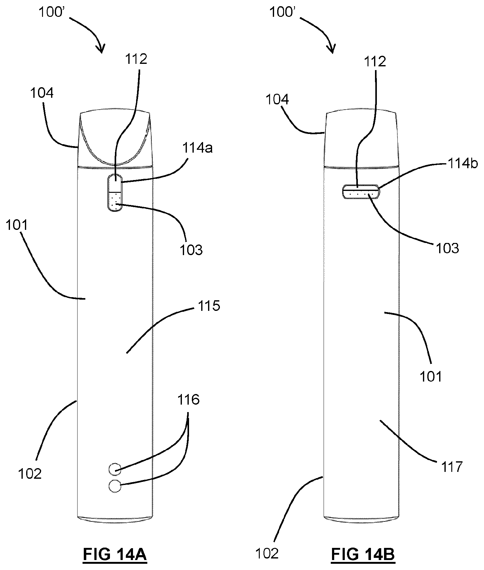 Patent US12396491 Figure 15 – Smoking substitute device/system