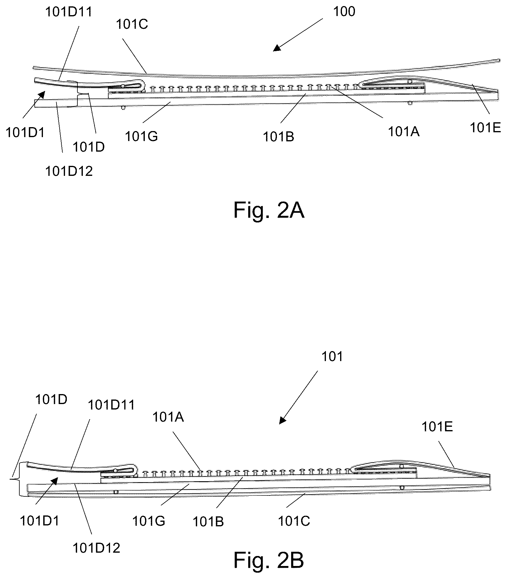 Patent US12396492 Figure 2 – Fastener for garment