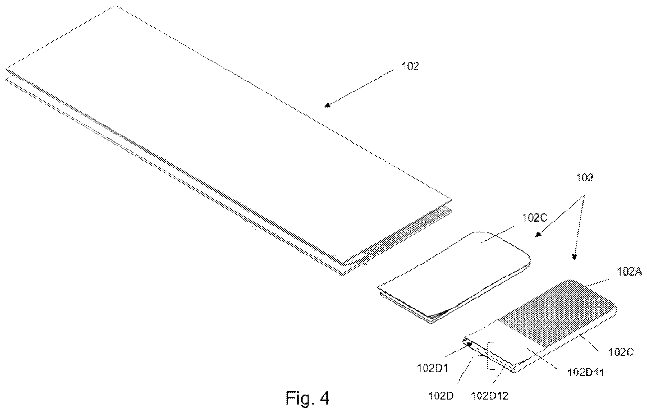 Patent US12396492 Figure 4 – Fastener for garment