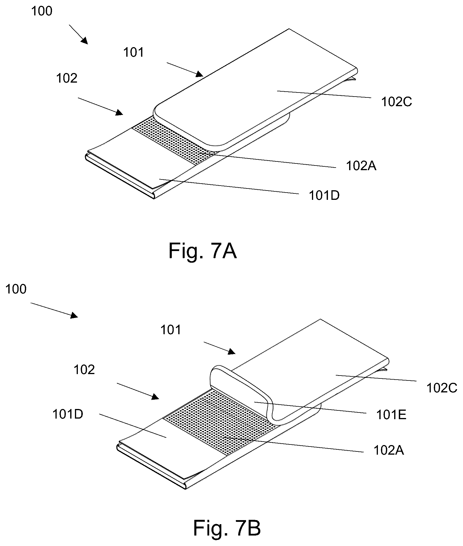 Patent US12396492 Figure 7 – Fastener for garment