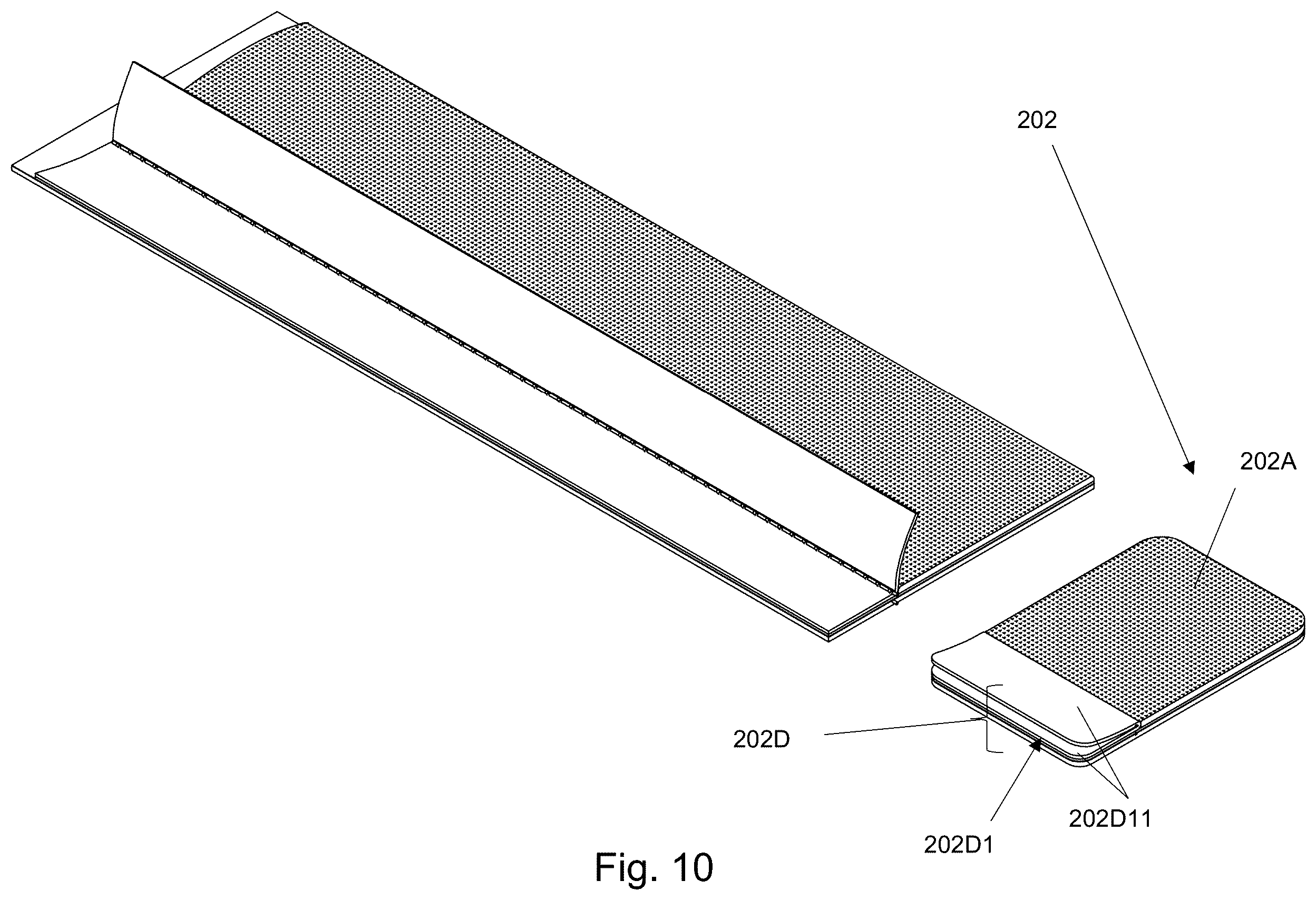 Patent US12396492 Figure 10 – Fastener for garment