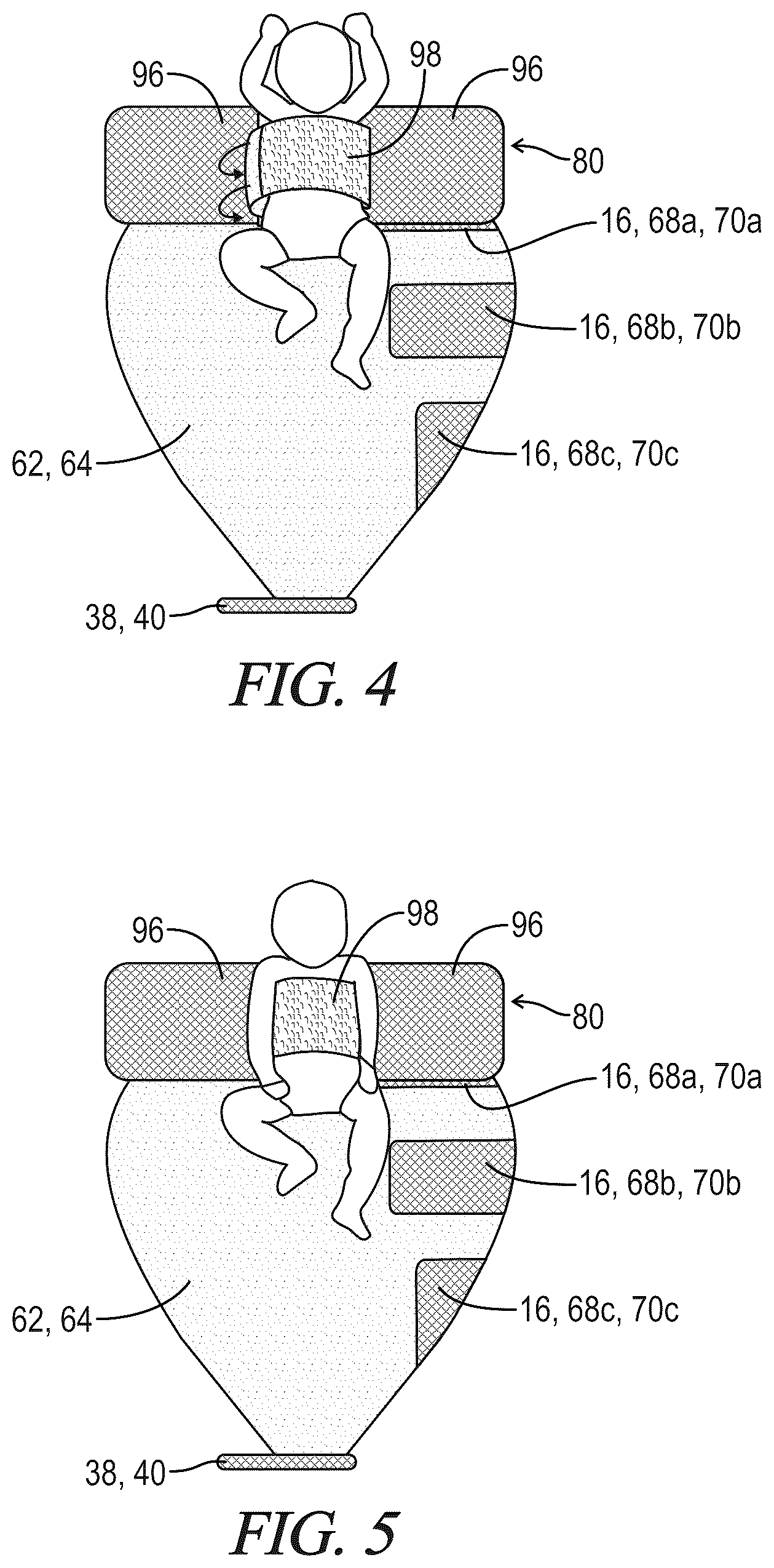 Patent US12396493 Figure 3 – Swaddle blanket