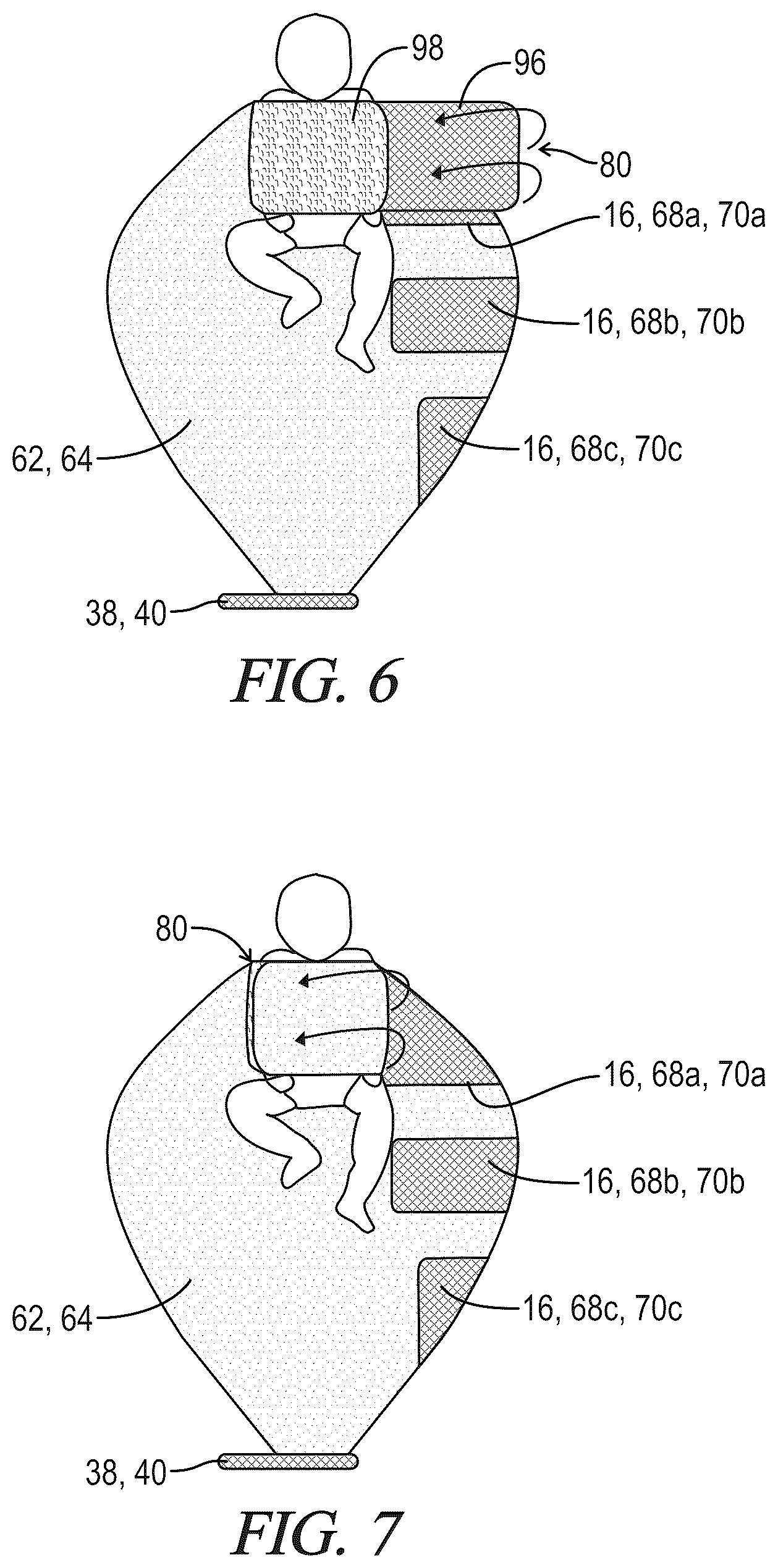 Patent US12396493 Figure 4 – Swaddle blanket