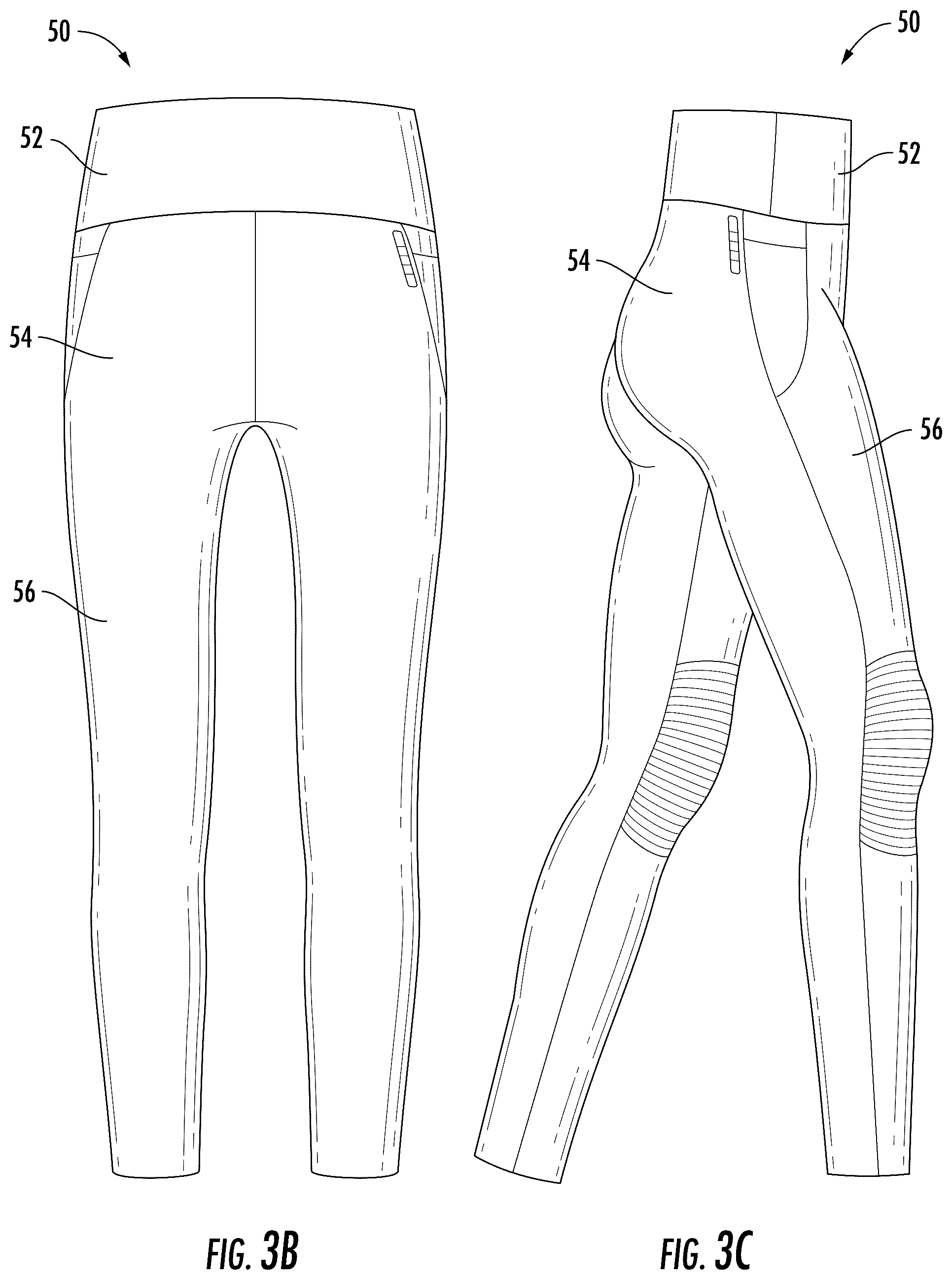 Patent US12396494 Figure 7 – Apparel with multi-layer fabric panel