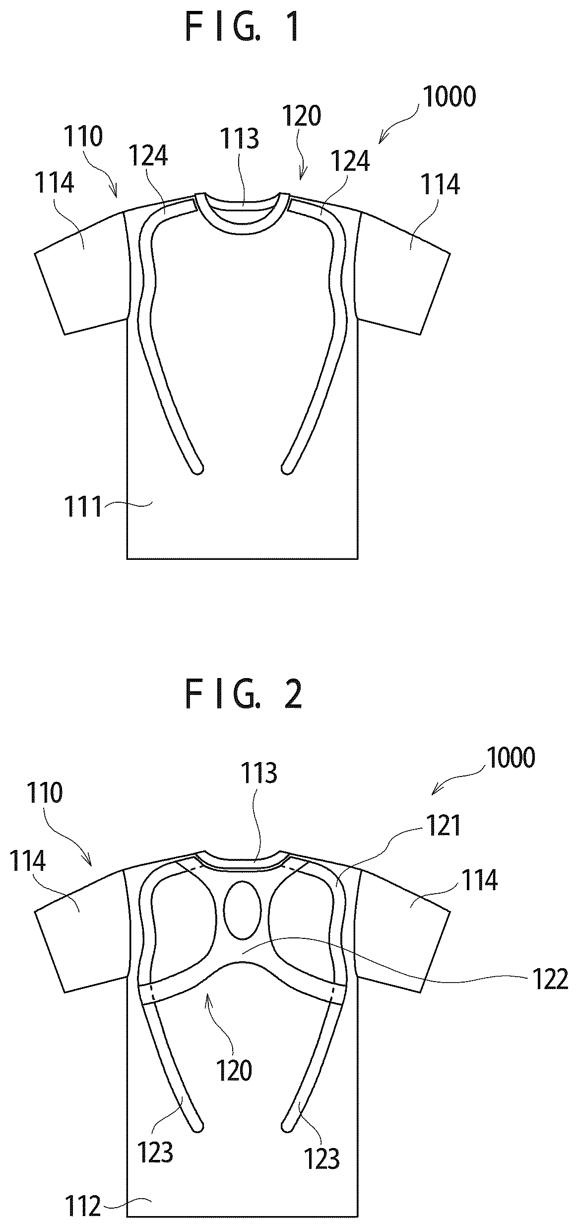 Patent US12396497 Figure 1 – Clothing