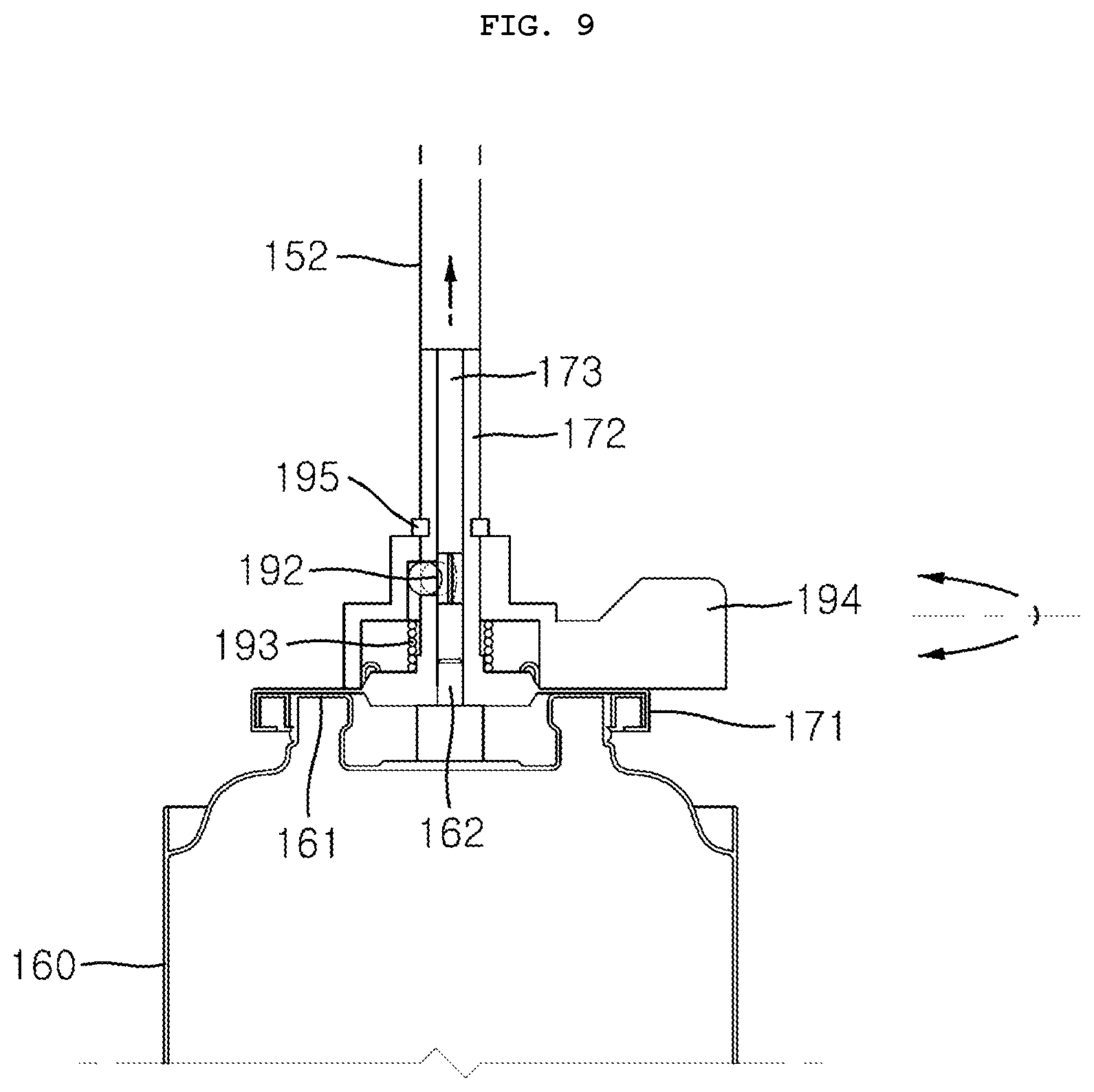 Patent US12396499 Figure 9 – Transparent mask equipped with oxygen supply means