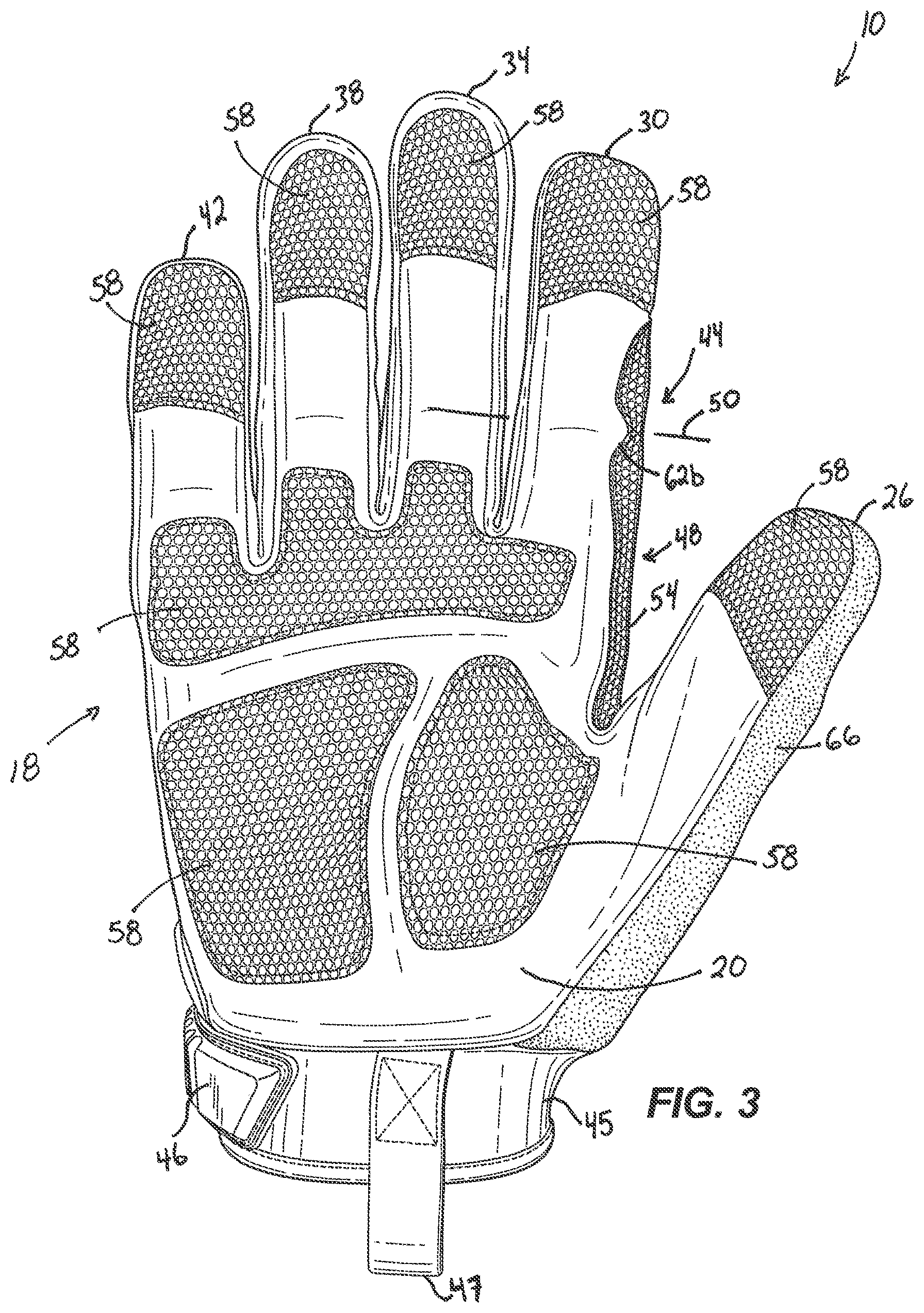 Patent US12396501 Figure 3 – Glove