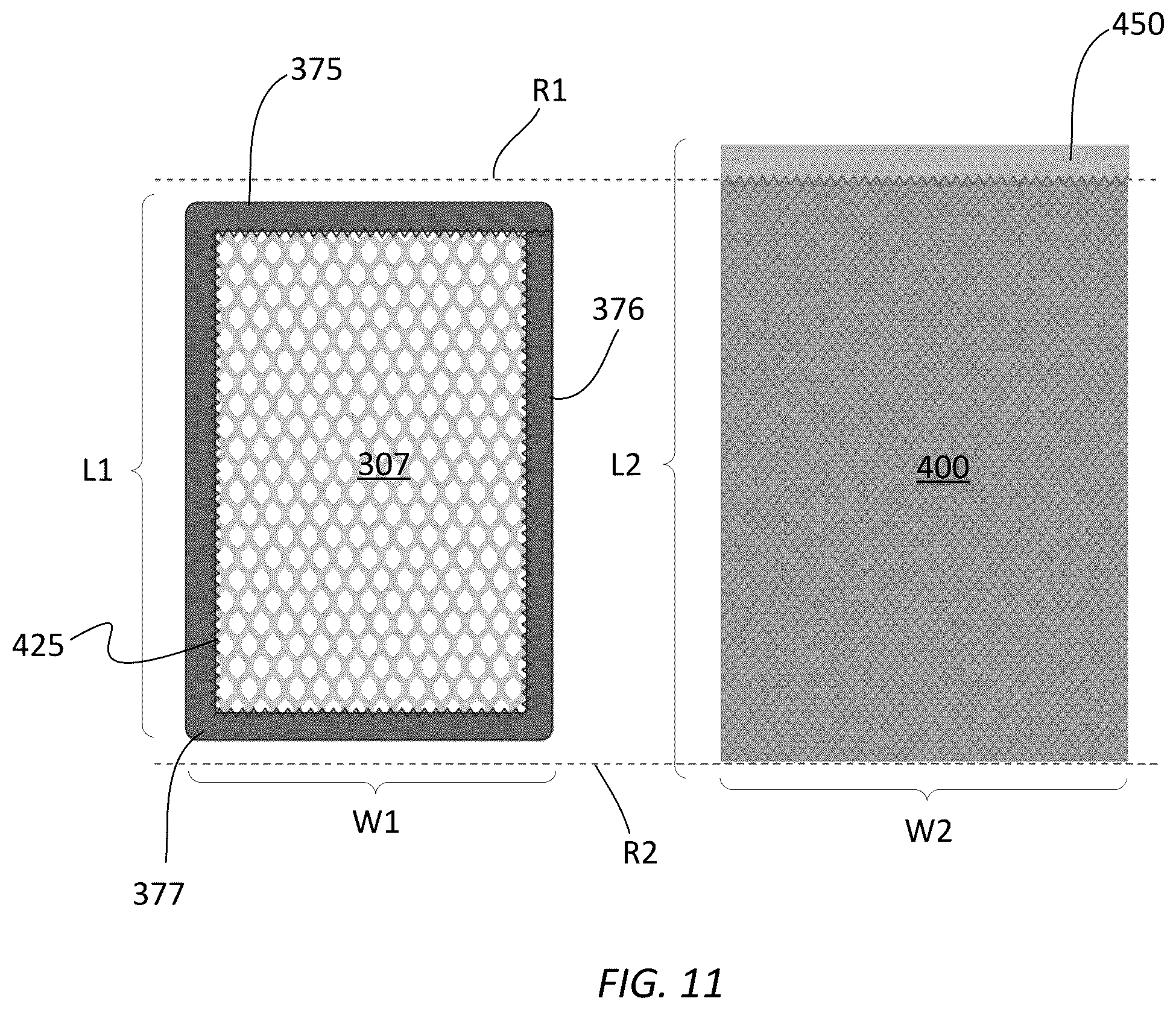 Patent US12396504 Figure 9 – Storage compartment or pocket for electronic devices