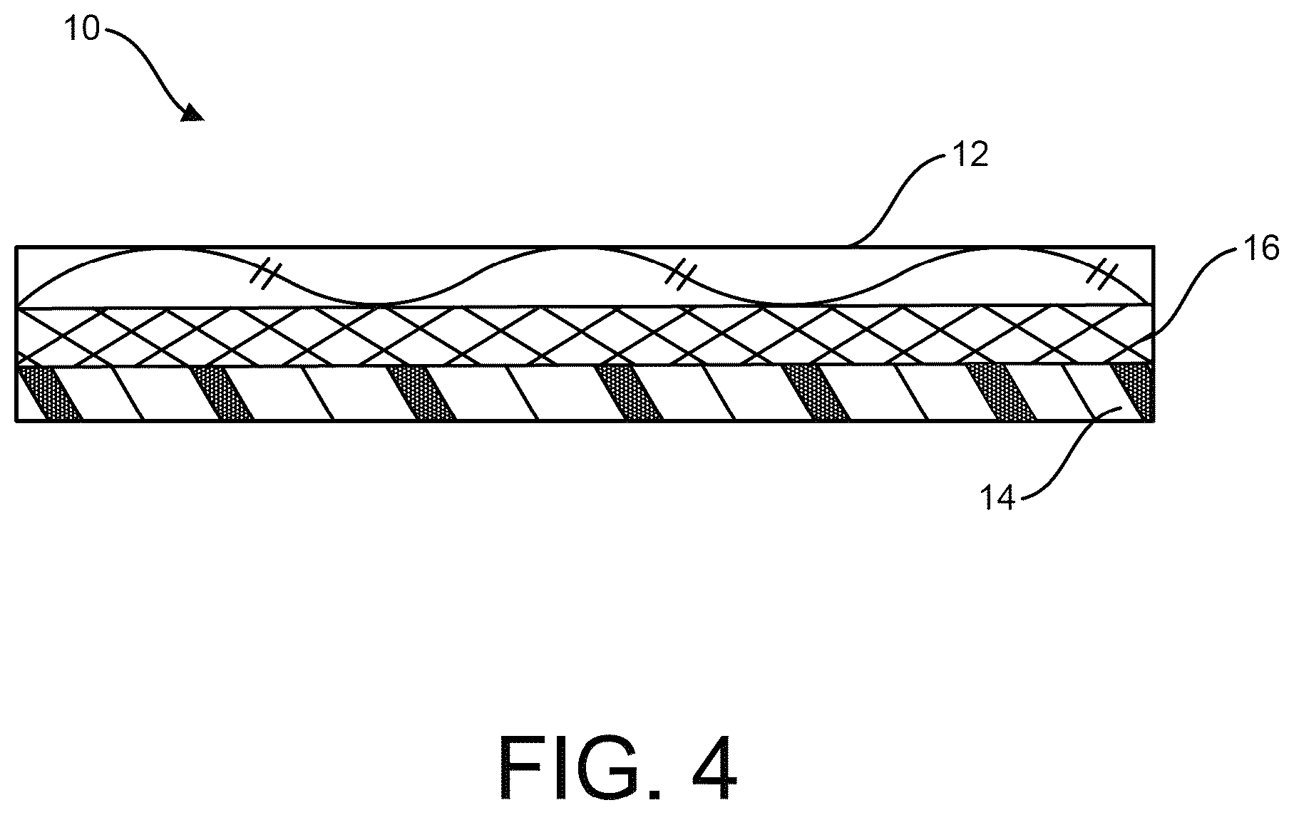 Patent US12396505 Figure 4 – Protective garment and seam tape used therewith