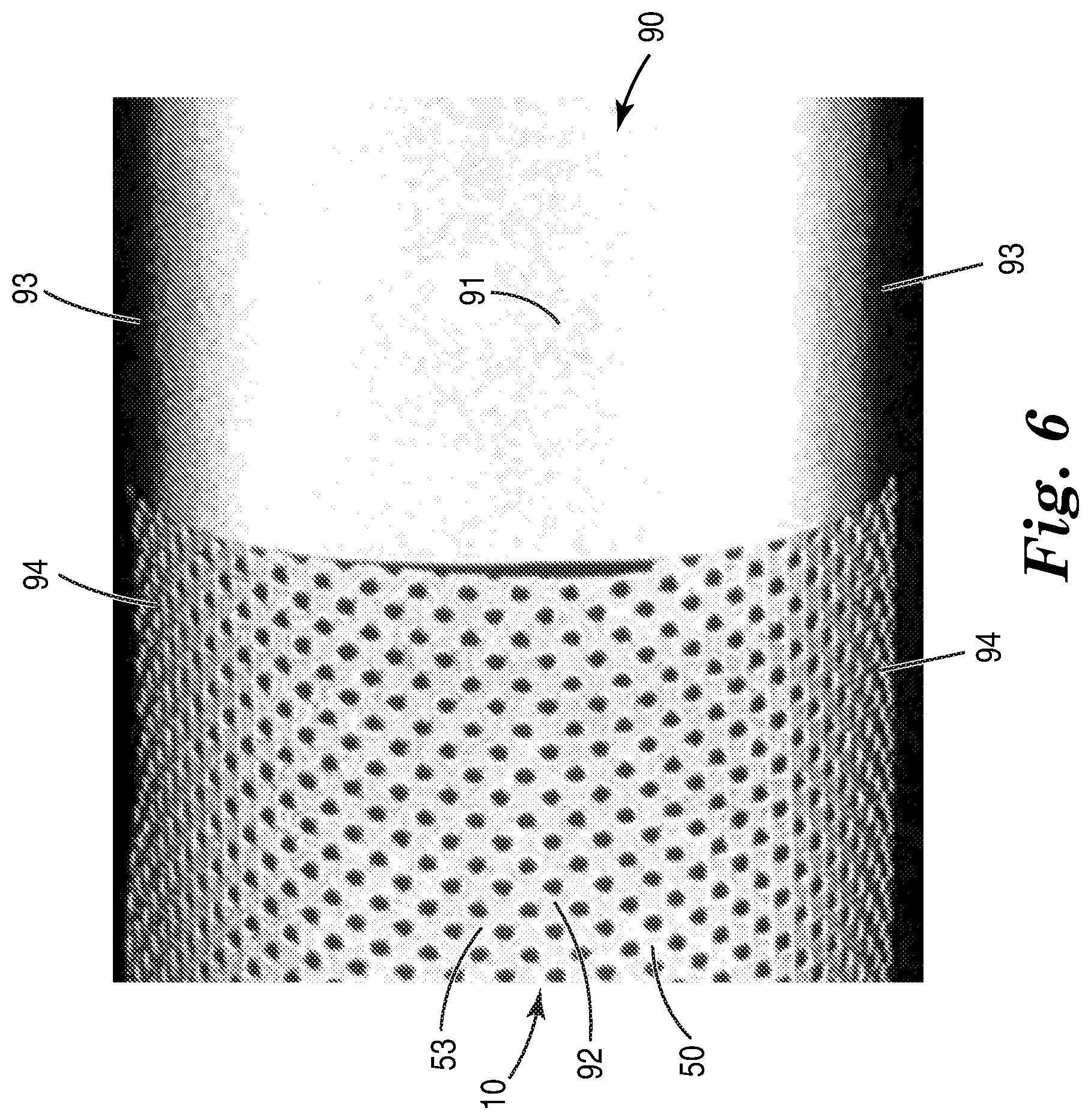 Patent US12396506 Figure 6 – Retroreflective apertured fabric and garment