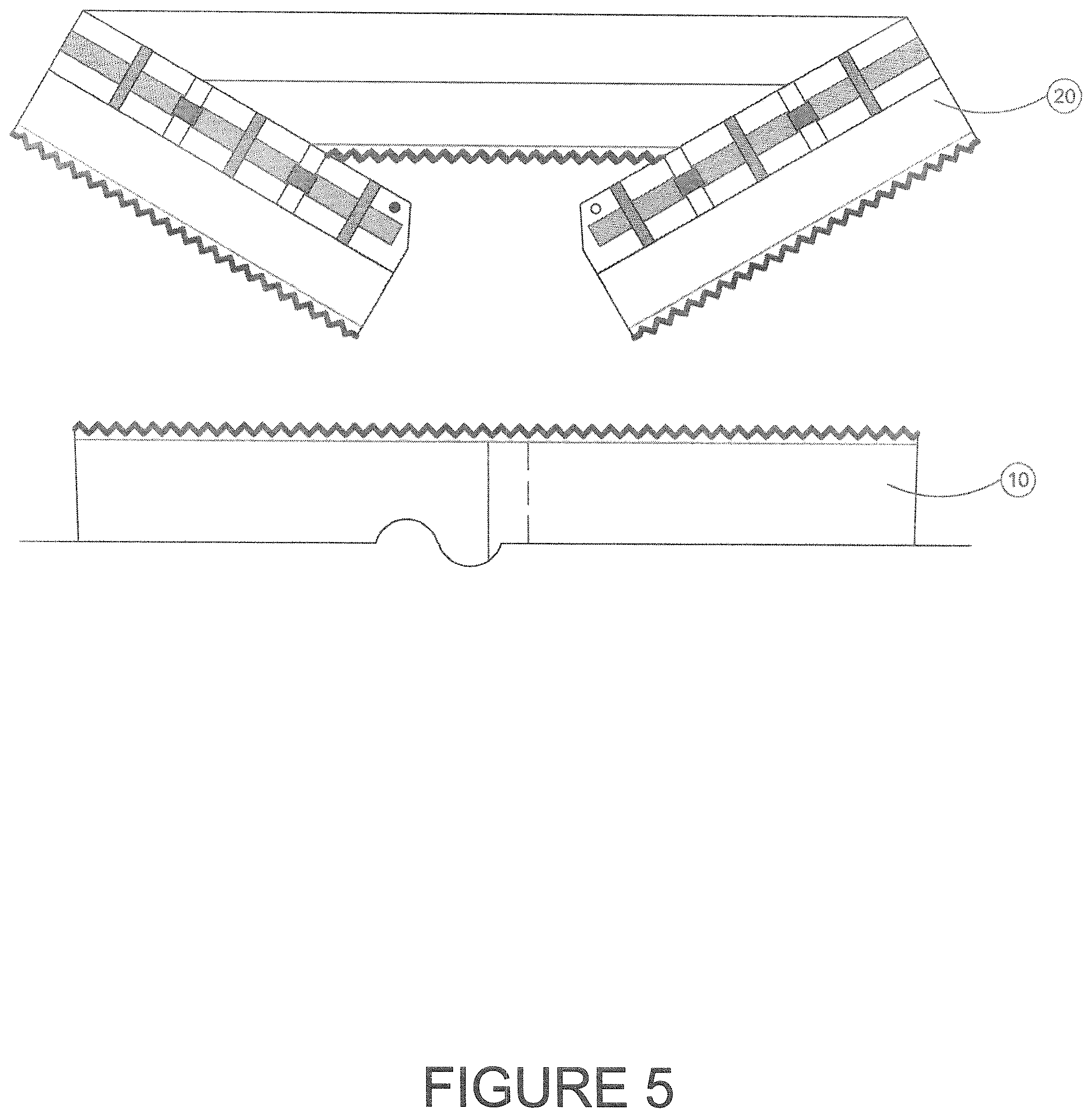 Patent US12396507 Figure 5 – Reinforced separable waistband for uniform garments