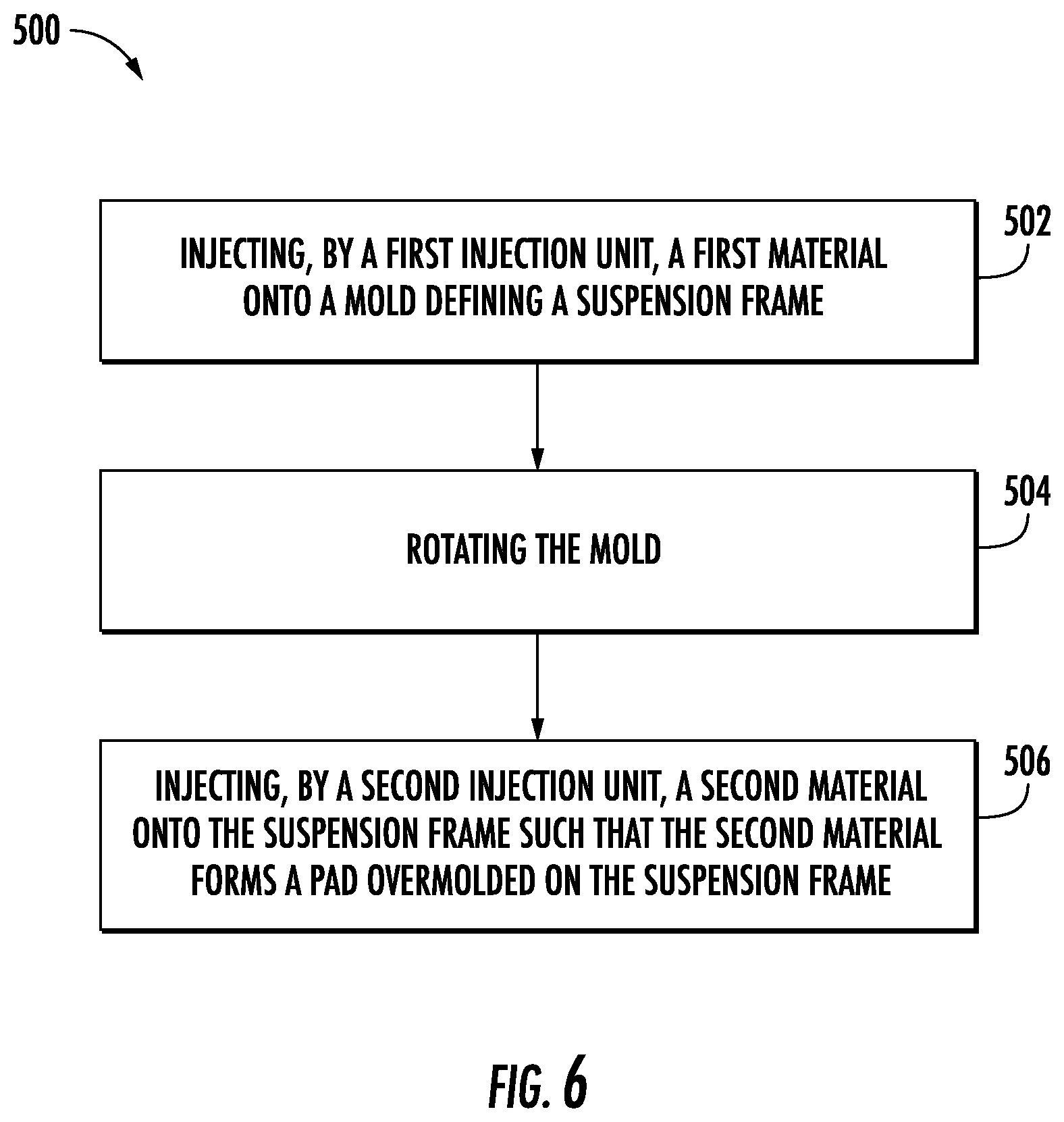 Patent US12396508 Figure 9 – Suspension assembly and method of manufacture