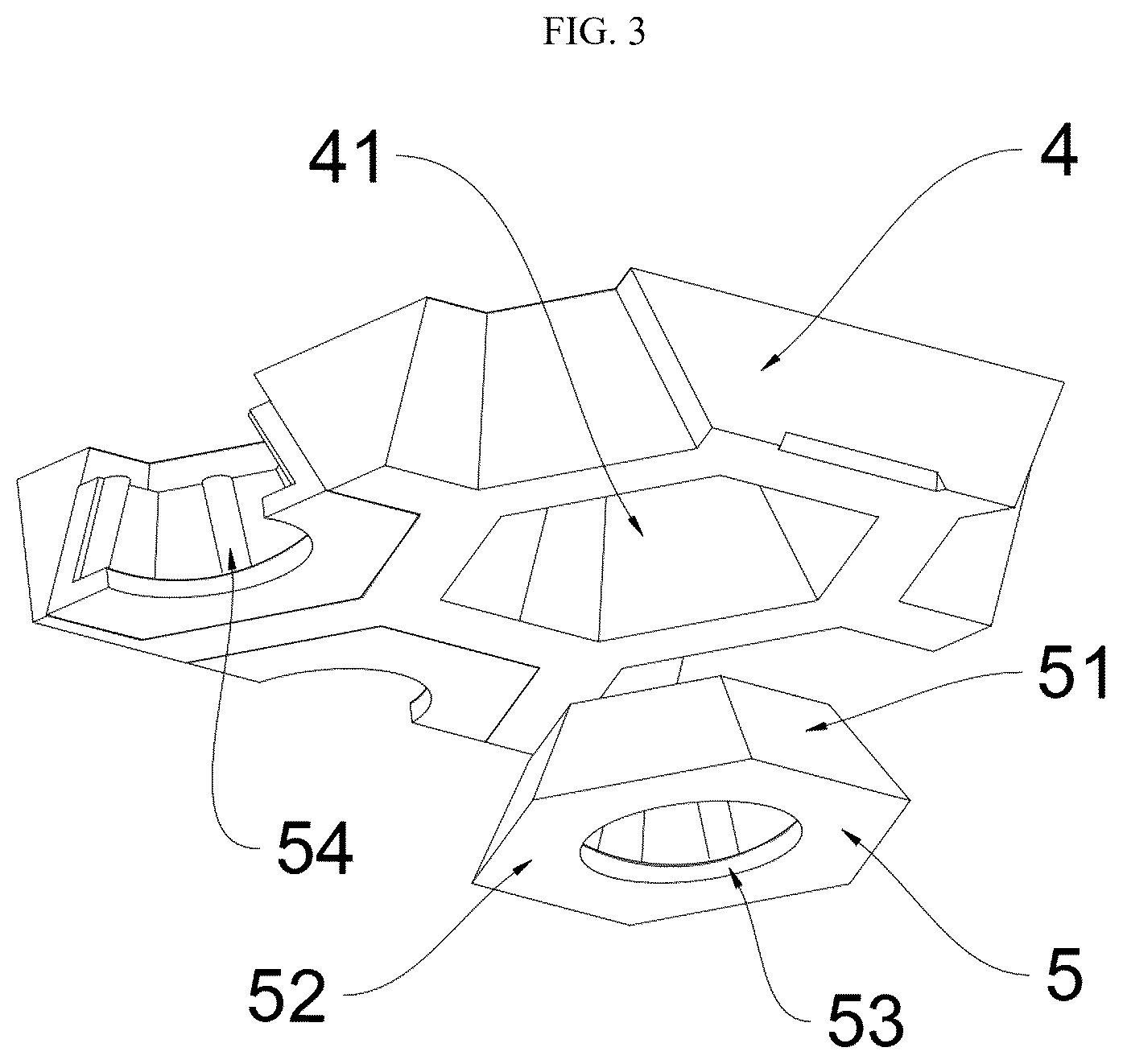 Patent US12396511 Figure 3 – Honeycomb silicone shock-absorbing integrally-formed insole