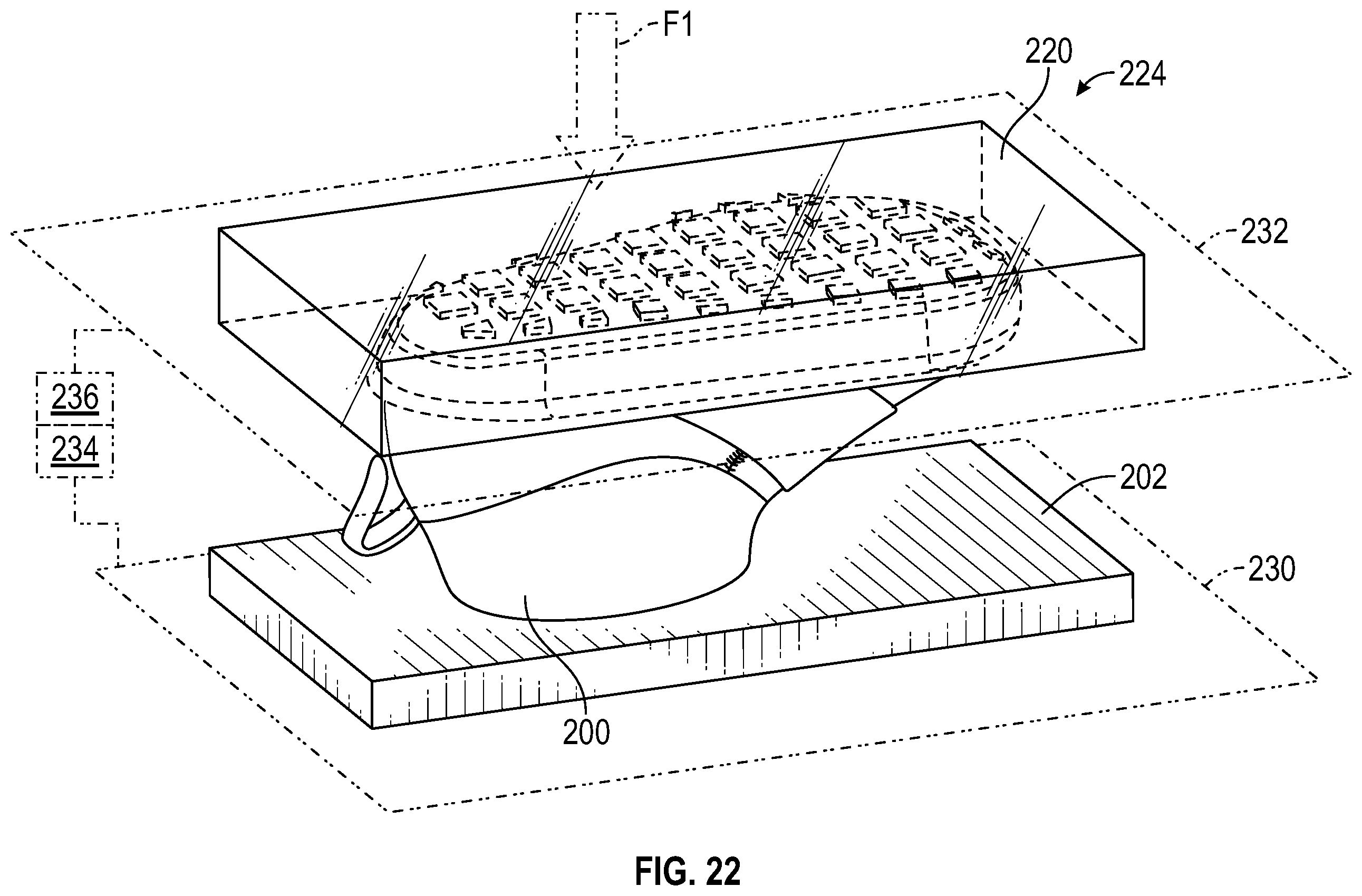 Patent US12396513 Figure 17 – Article of footwear with integrally-knitted upper and sole including grip yarn and method of manufacturing
